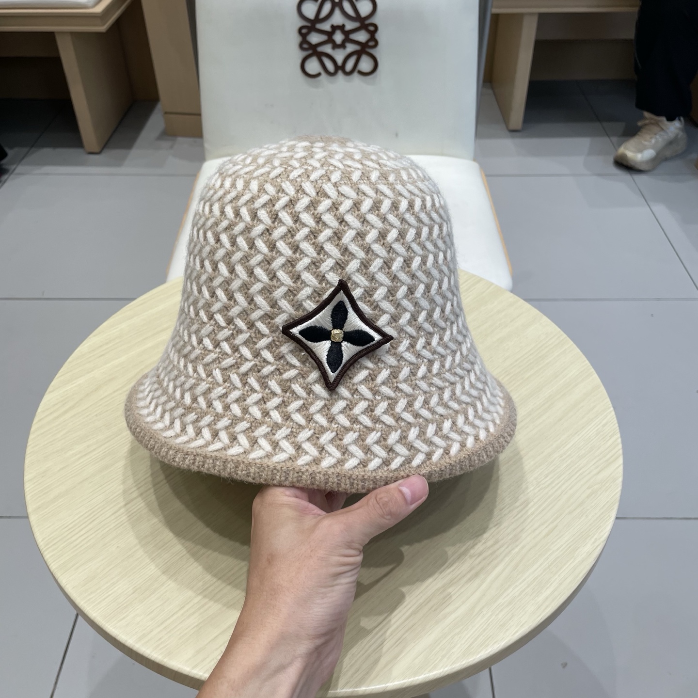 🧢路易威登棒球帽 LouisVuitton😍新款毛线帽，针织渔夫帽，手抓帽
