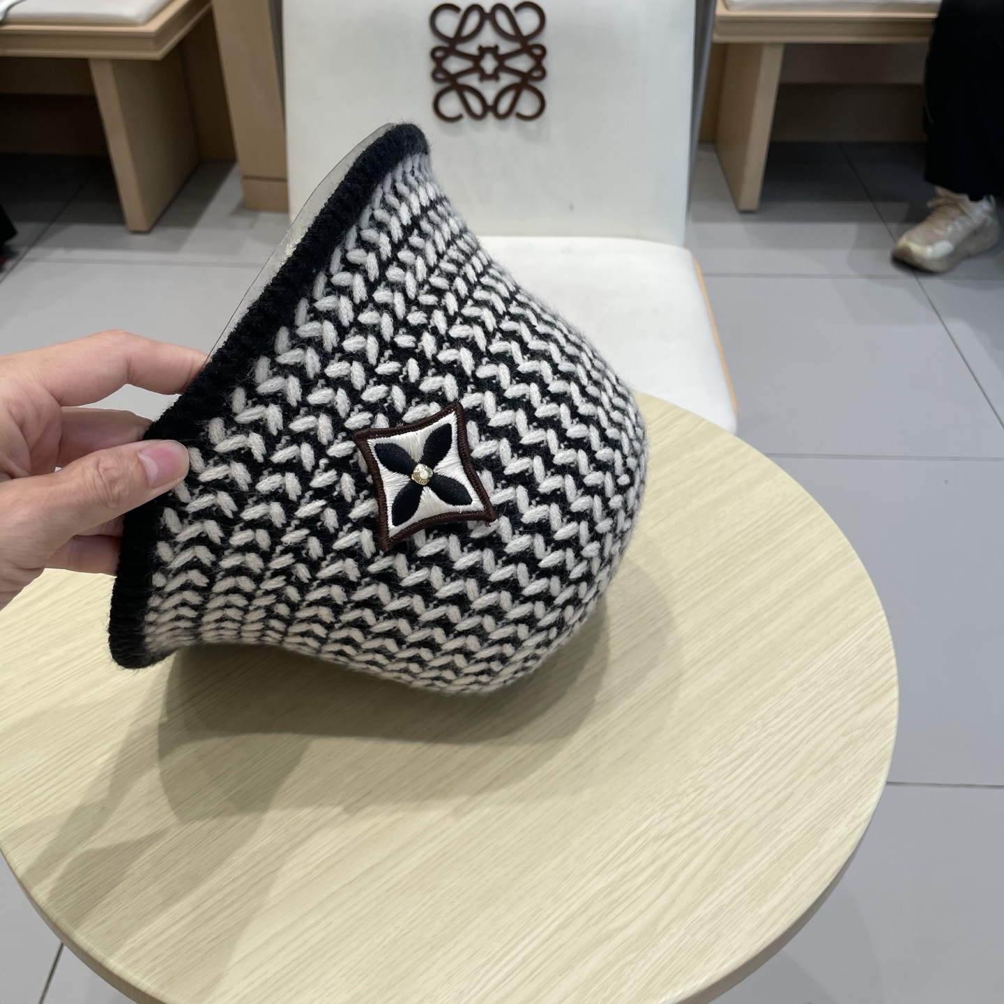 🧢路易威登棒球帽 LouisVuitton😍新款毛线帽，针织渔夫帽，手抓帽