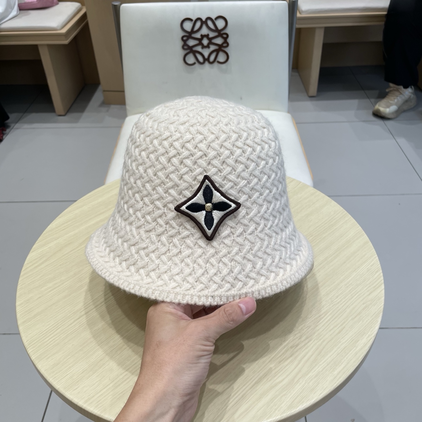🧢路易威登棒球帽 LouisVuitton😍新款毛线帽，针织渔夫帽，手抓帽