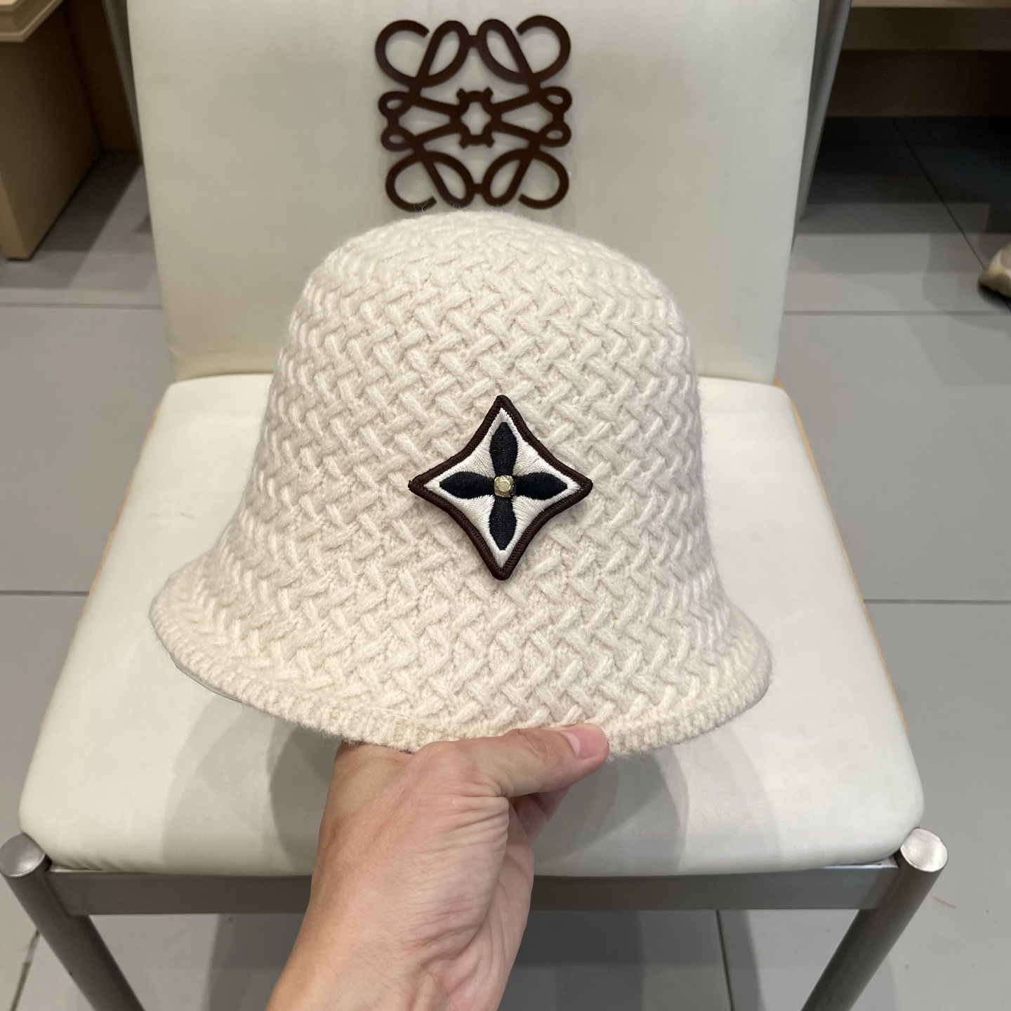 🧢路易威登棒球帽 LouisVuitton😍新款毛线帽，针织渔夫帽，手抓帽