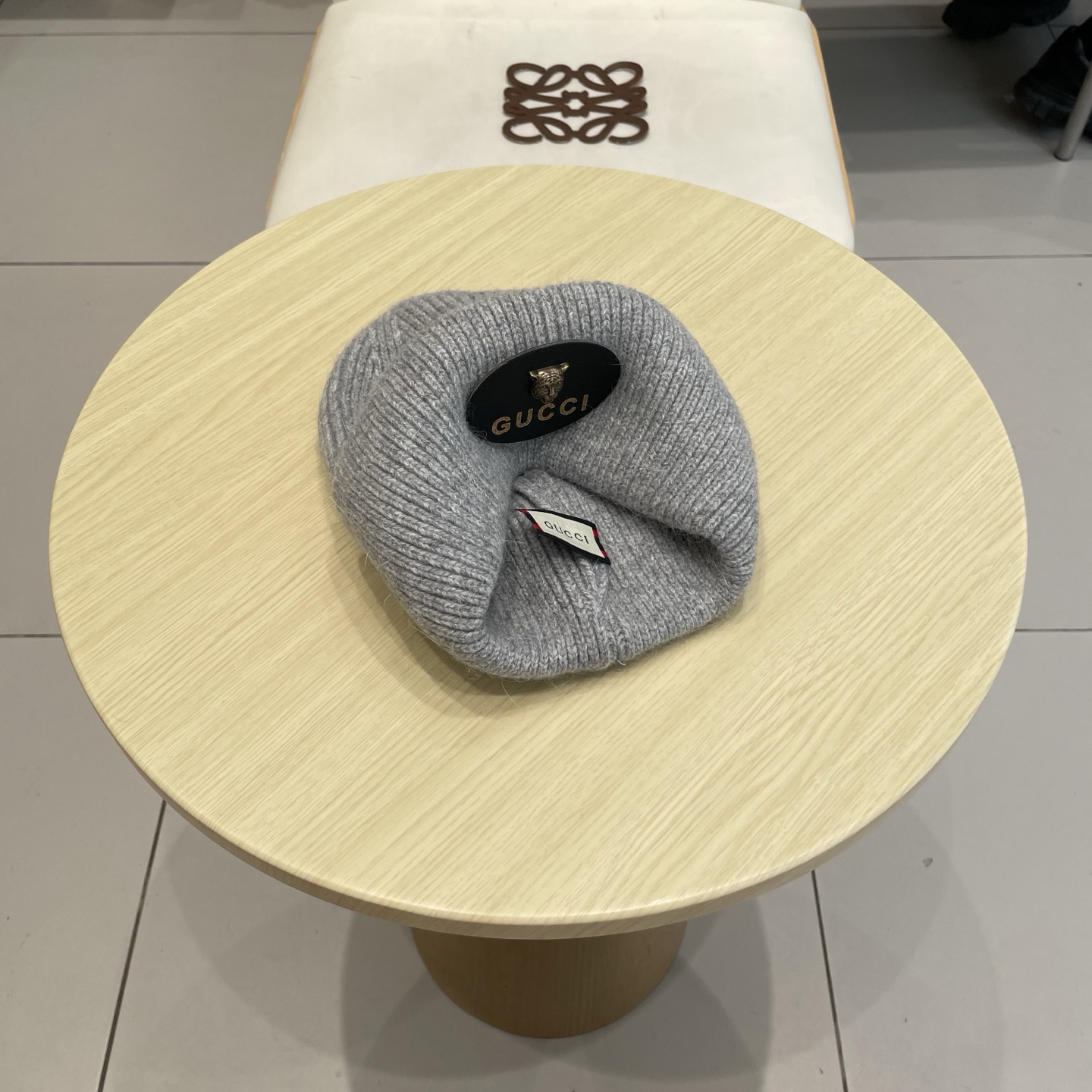 Gucci古奇秋冬新款毛线帽，羊毛面料，男女同款