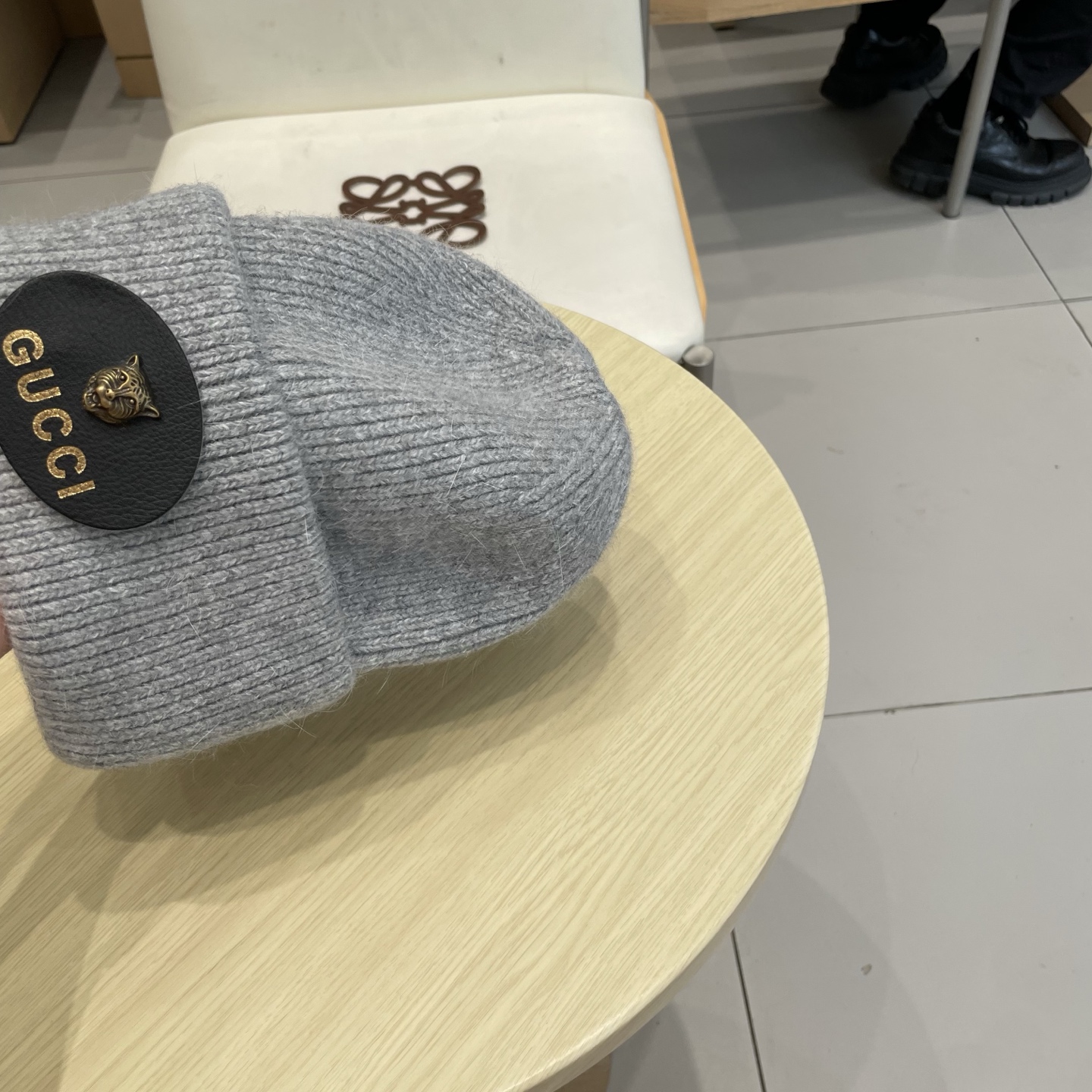 Gucci古奇秋冬新款毛线帽，羊毛面料，男女同款