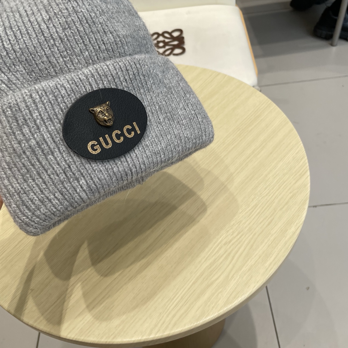 Gucci古奇秋冬新款毛线帽，羊毛面料，男女同款