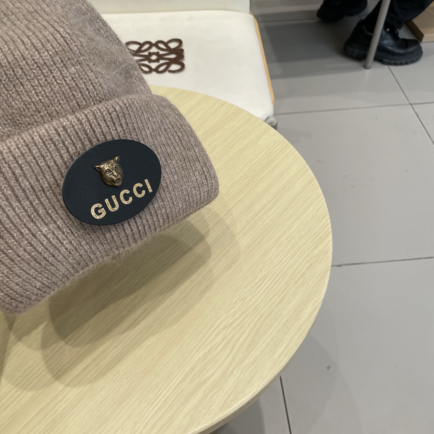 Gucci古奇秋冬新款毛线帽，羊毛面料，男女同款
