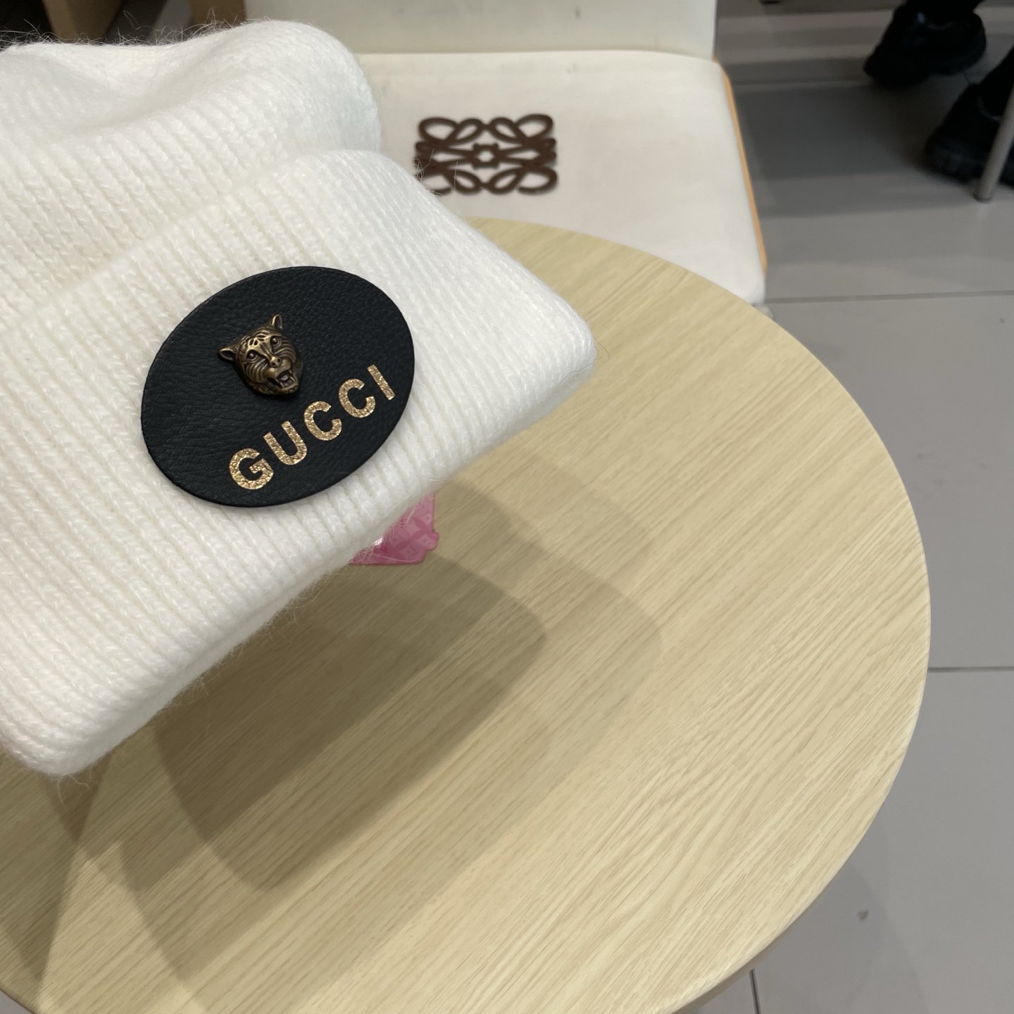 Gucci古奇秋冬新款毛线帽，羊毛面料，男女同款