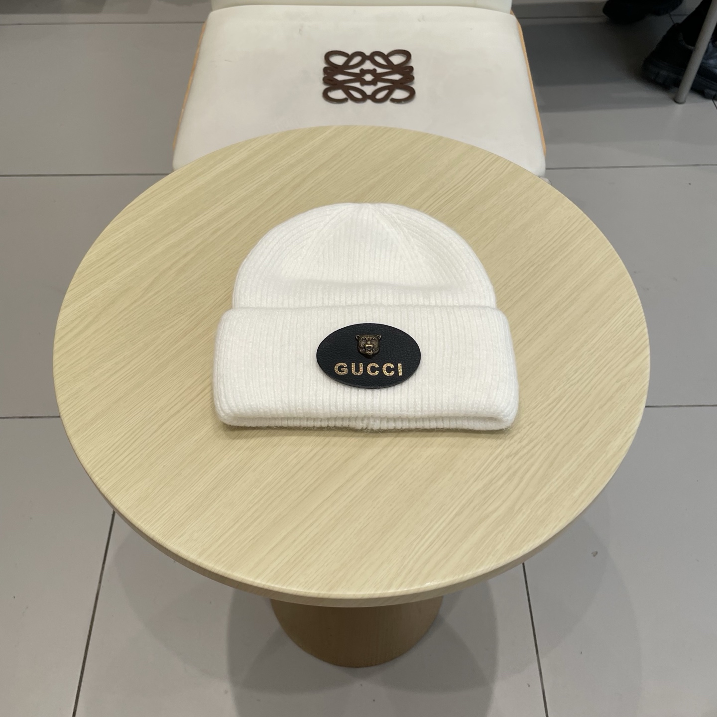 Gucci古奇秋冬新款毛线帽，羊毛面料，男女同款