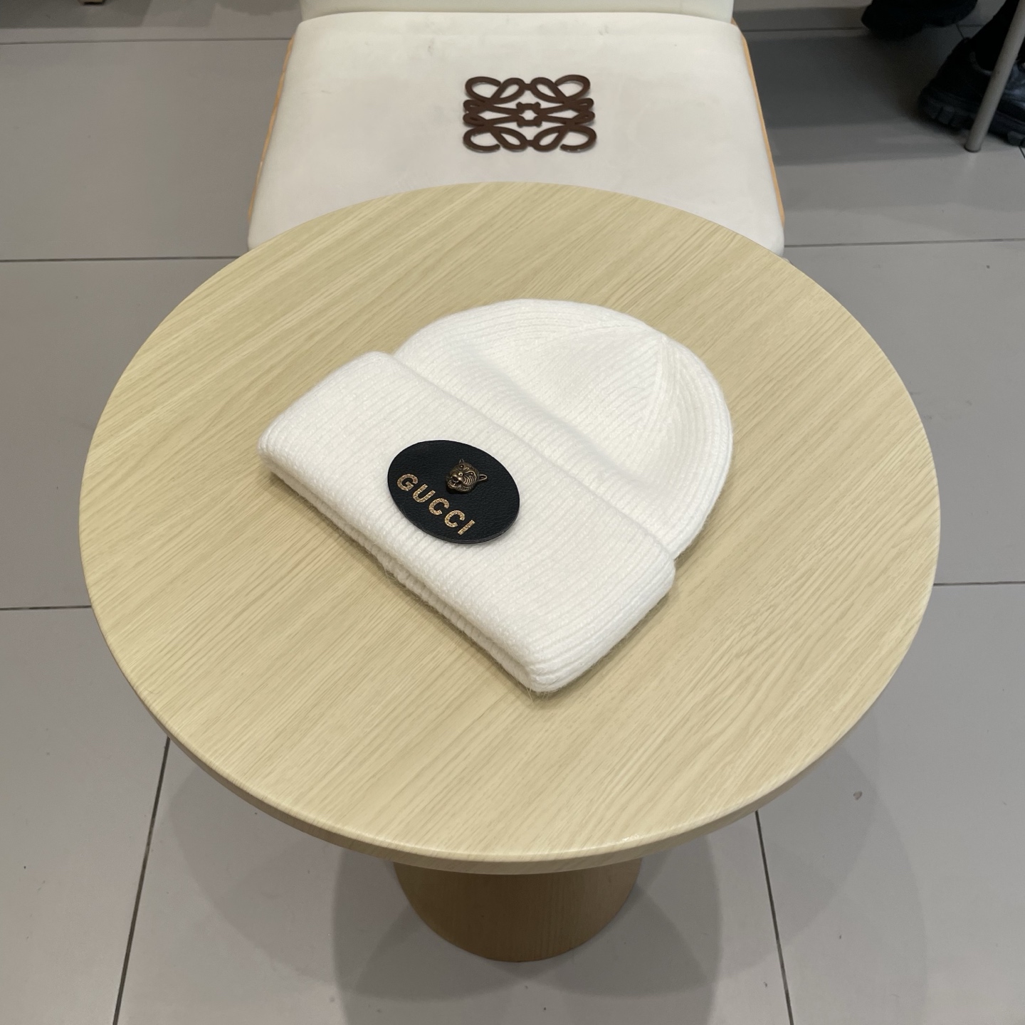 Gucci古奇秋冬新款毛线帽，羊毛面料，男女同款