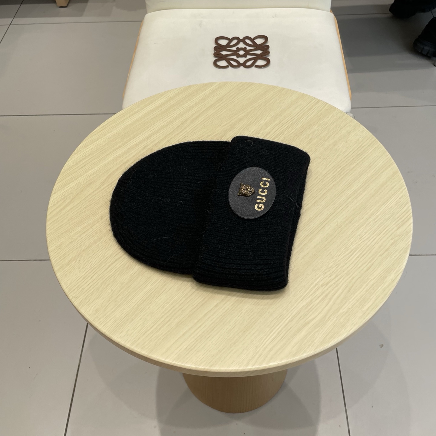 Gucci古奇秋冬新款毛线帽，羊毛面料，男女同款