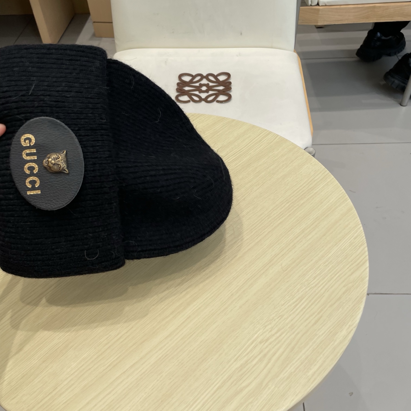 Gucci古奇秋冬新款毛线帽，羊毛面料，男女同款