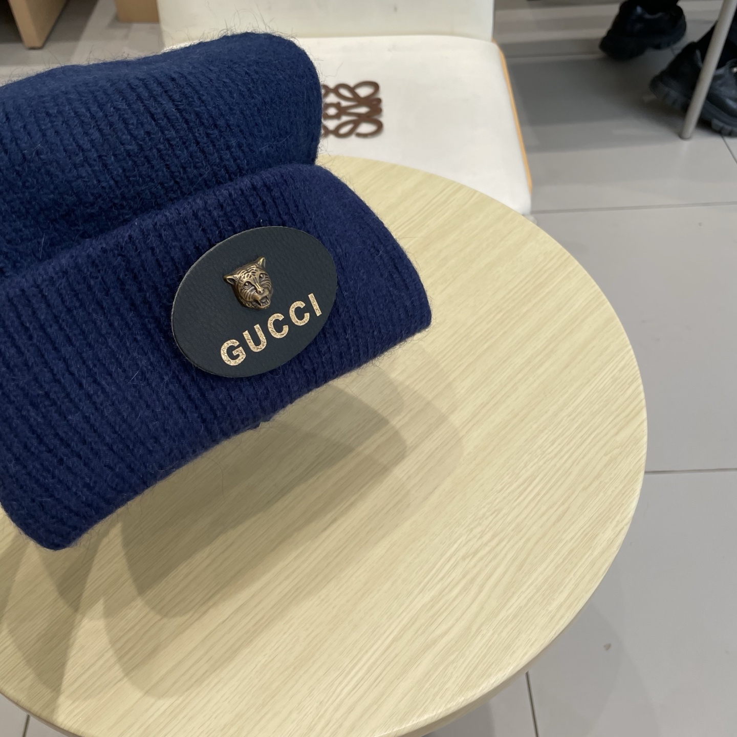 Gucci古奇秋冬新款毛线帽，羊毛面料，男女同款