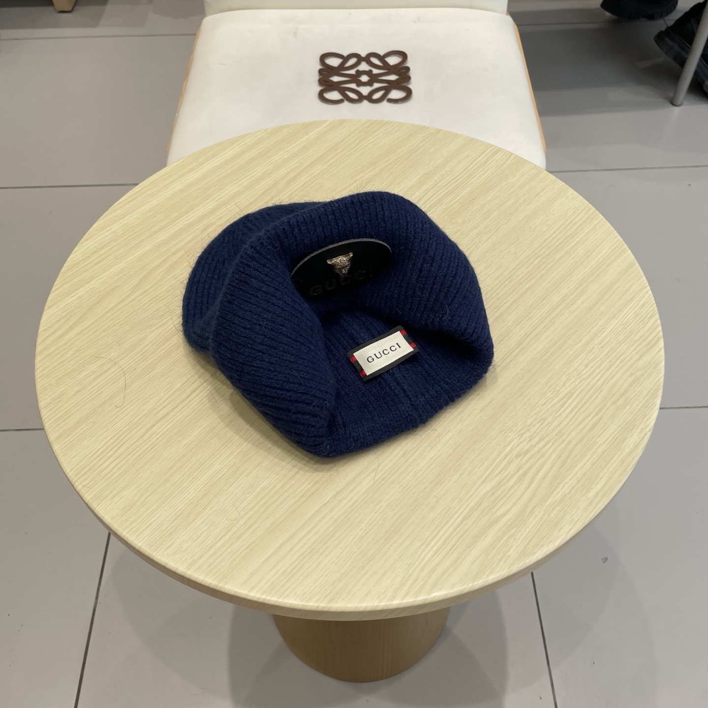 Gucci古奇秋冬新款毛线帽，羊毛面料，男女同款