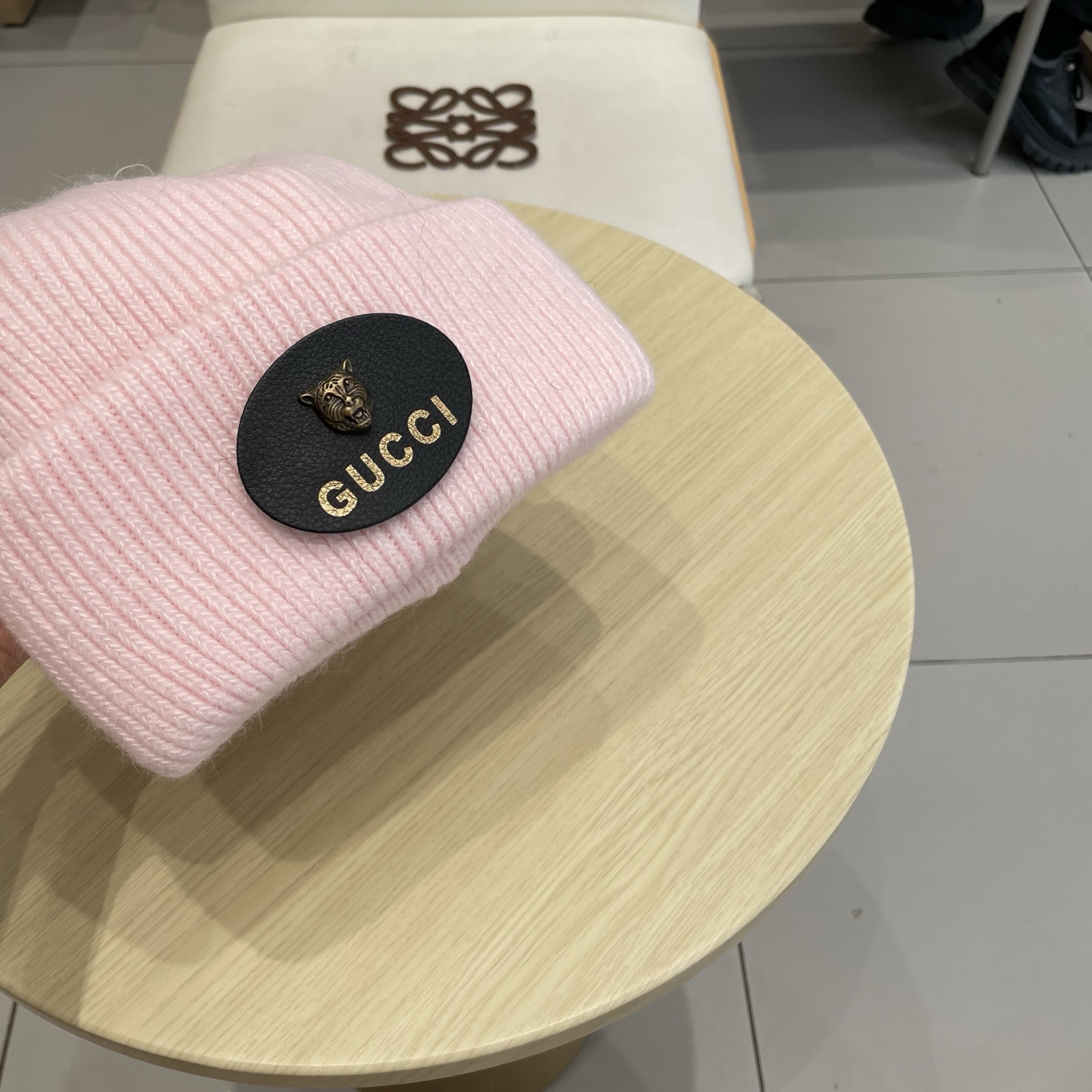 Gucci古奇秋冬新款毛线帽，羊毛面料，男女同款