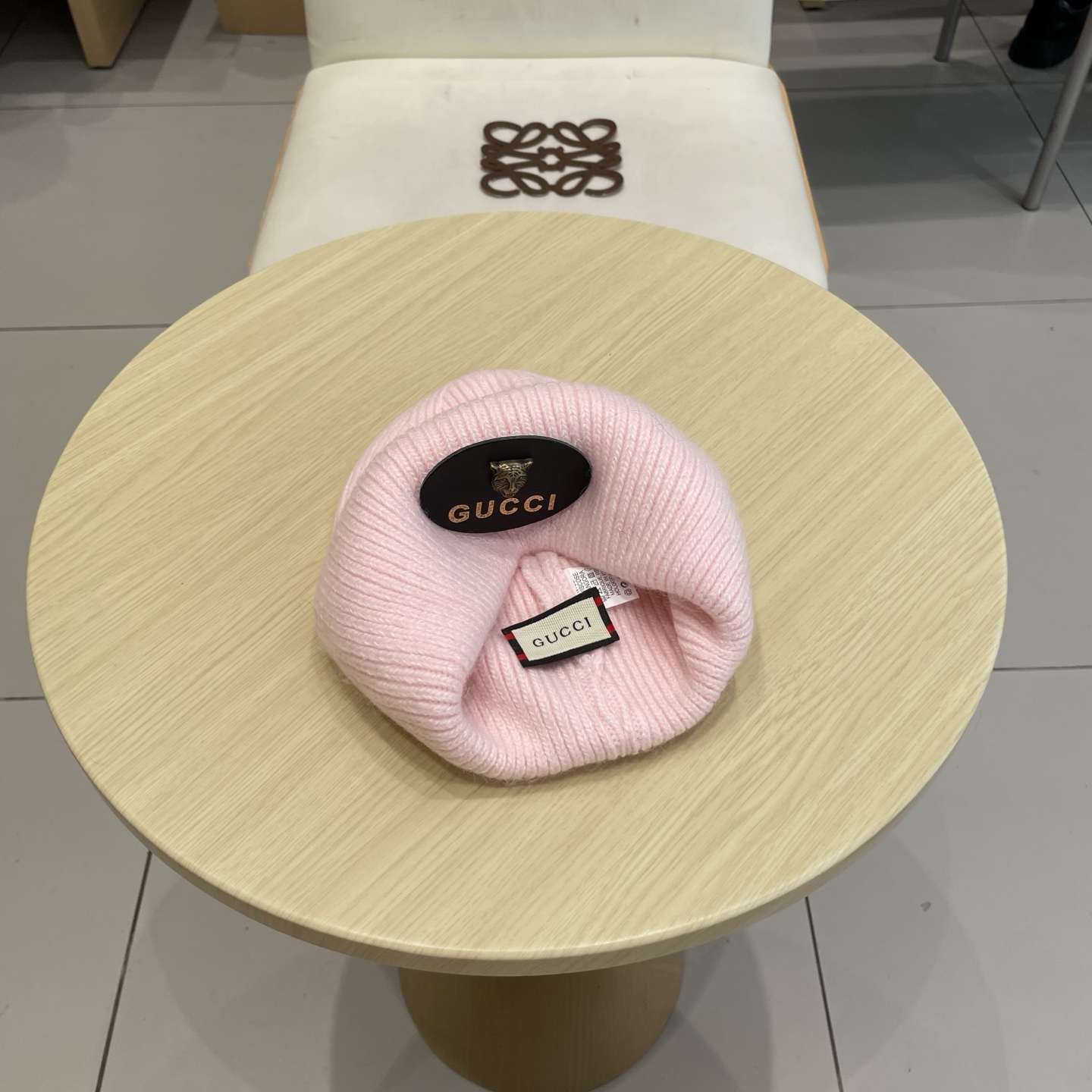 Gucci古奇秋冬新款毛线帽，羊毛面料，男女同款