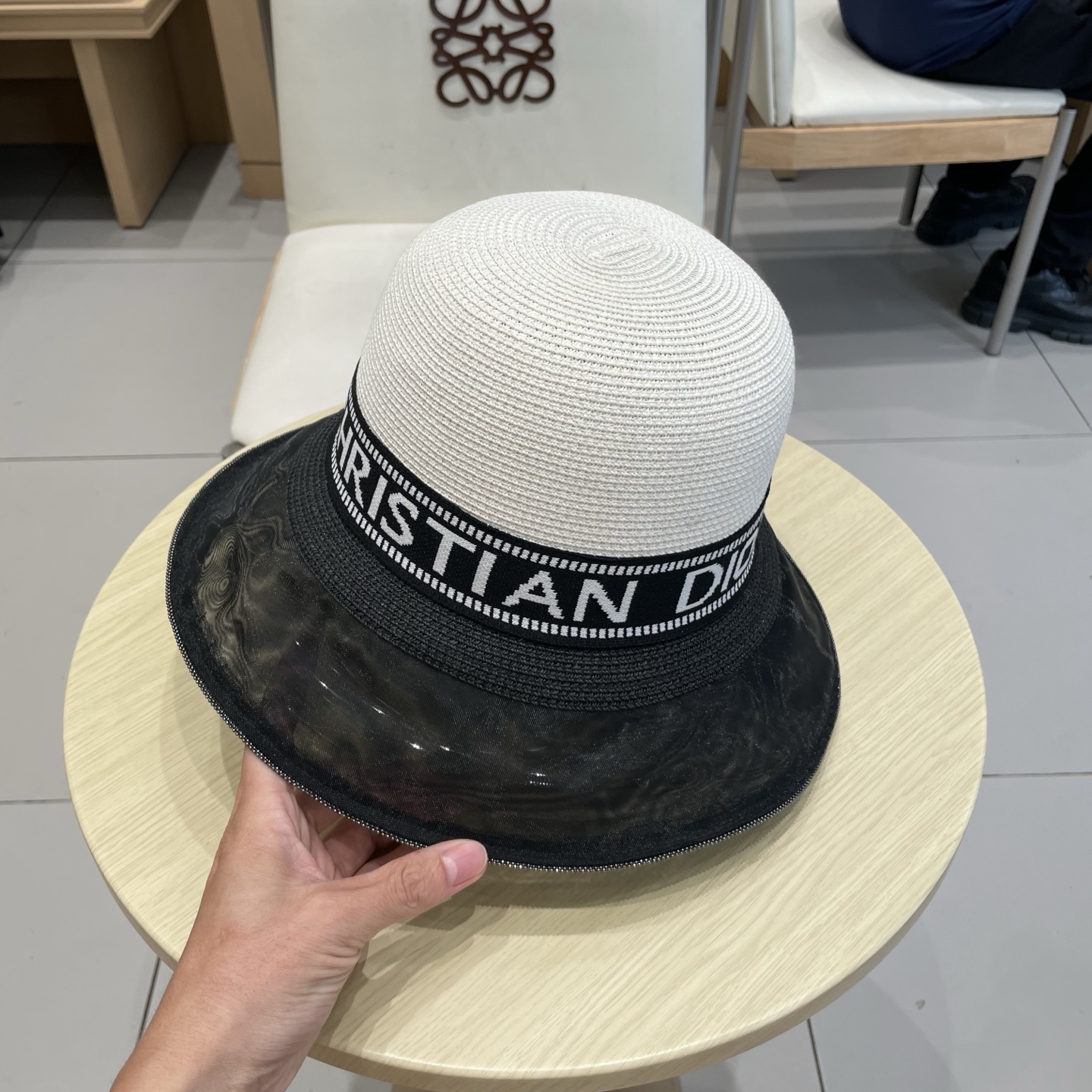 迪奥Dior 新款草帽，高级定制，名媛风，细节待上，夏季防晒防紫外线，出行必备，百搭好看