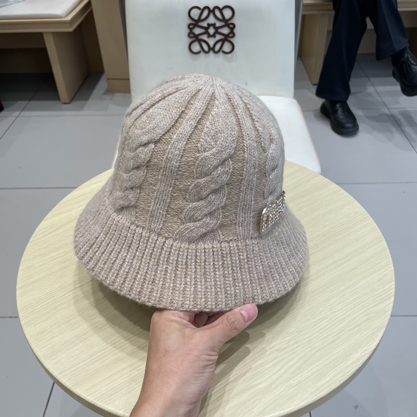 缪缪miumiu针织帽子女秋冬韩j版百搭复古麻花毛线帽日系小边渔夫帽显脸小冷