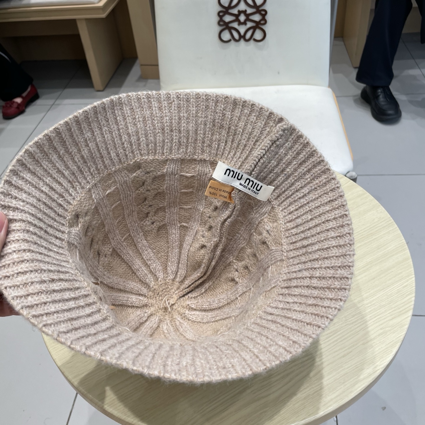 缪缪miumiu针织帽子女秋冬韩j版百搭复古麻花毛线帽日系小边渔夫帽显脸小冷