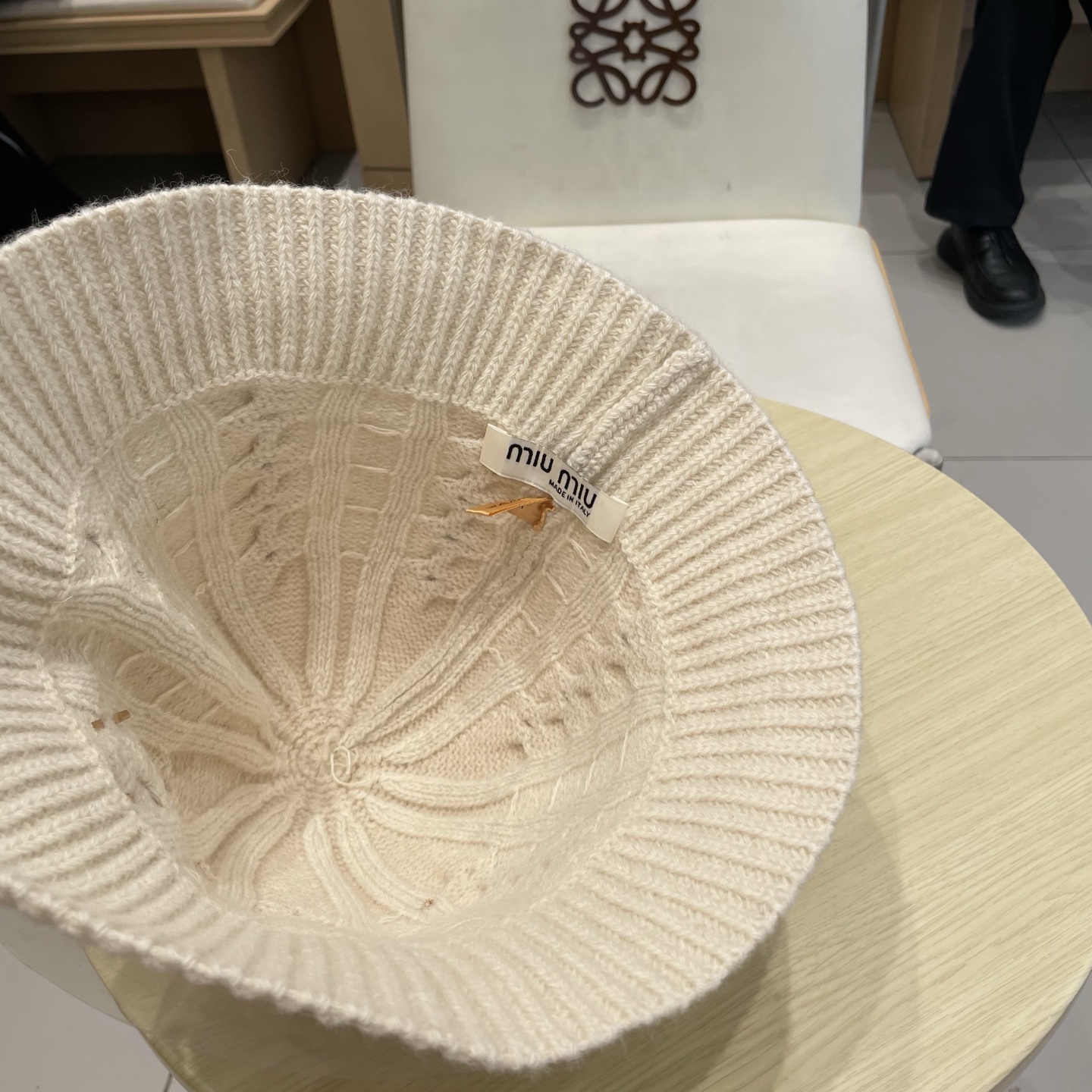 缪缪miumiu针织帽子女秋冬韩j版百搭复古麻花毛线帽日系小边渔夫帽显脸小冷