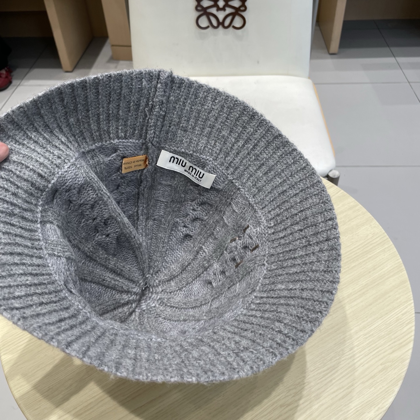 缪缪miumiu针织帽子女秋冬韩j版百搭复古麻花毛线帽日系小边渔夫帽显脸小冷