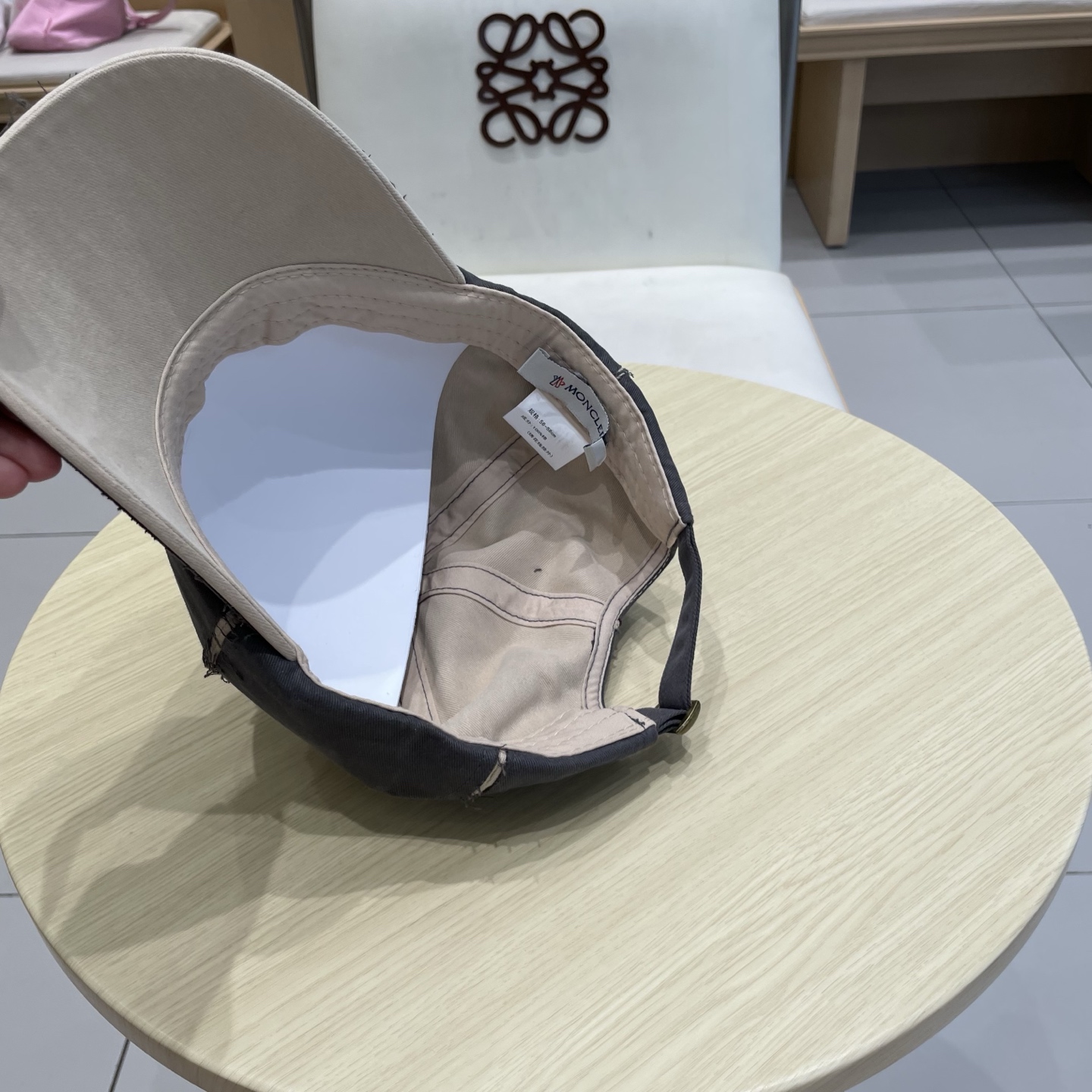 蒙口【MONCELER早秋新款简约棒球帽女网眼透气遮阳帽时尚百搭鸭舌帽潮男