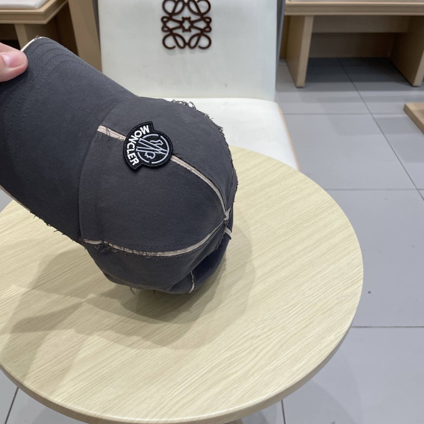 蒙口【MONCELER早秋新款简约棒球帽女网眼透气遮阳帽时尚百搭鸭舌帽潮男