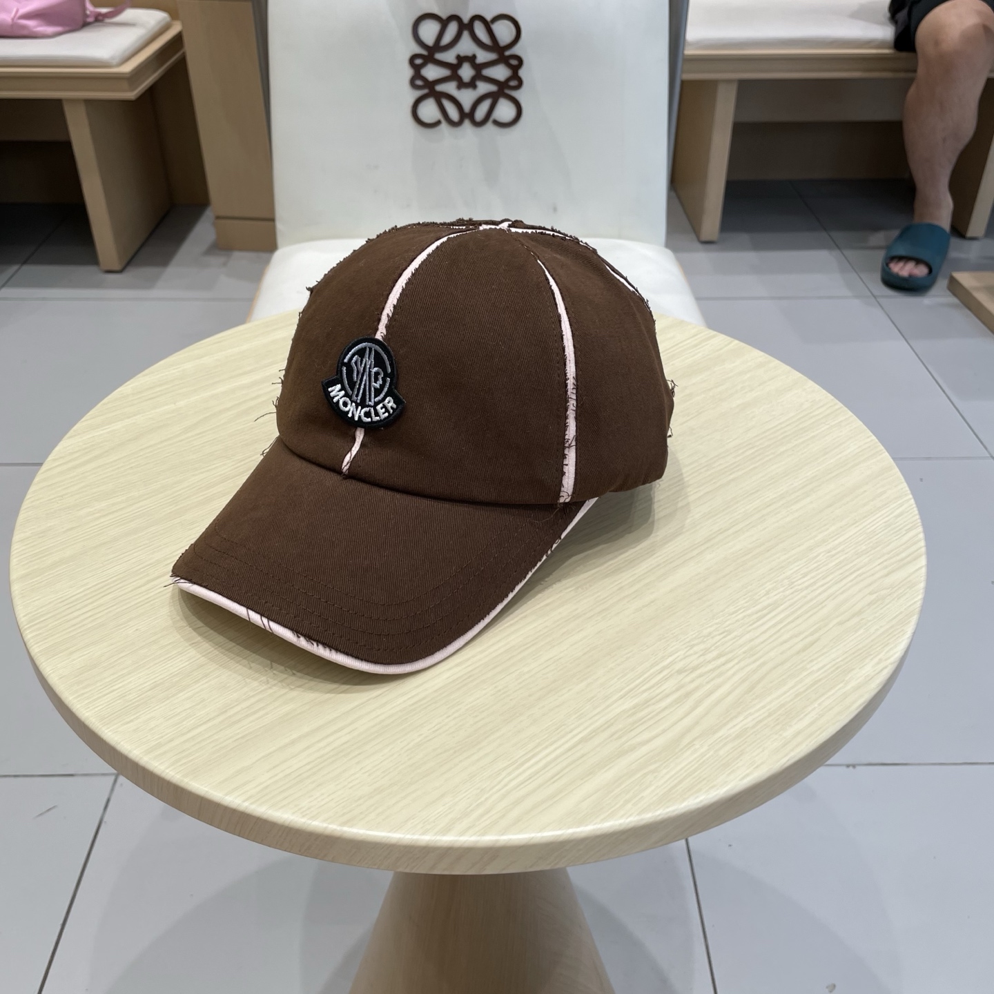 蒙口【MONCELER早秋新款简约棒球帽女网眼透气遮阳帽时尚百搭鸭舌帽潮男