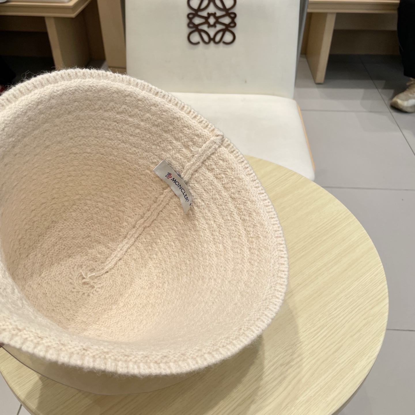 Chanel香奈儿针织渔夫帽，头围57cm