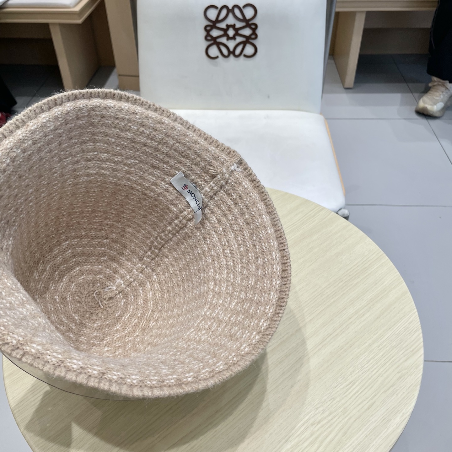 Chanel香奈儿针织渔夫帽，头围57cm