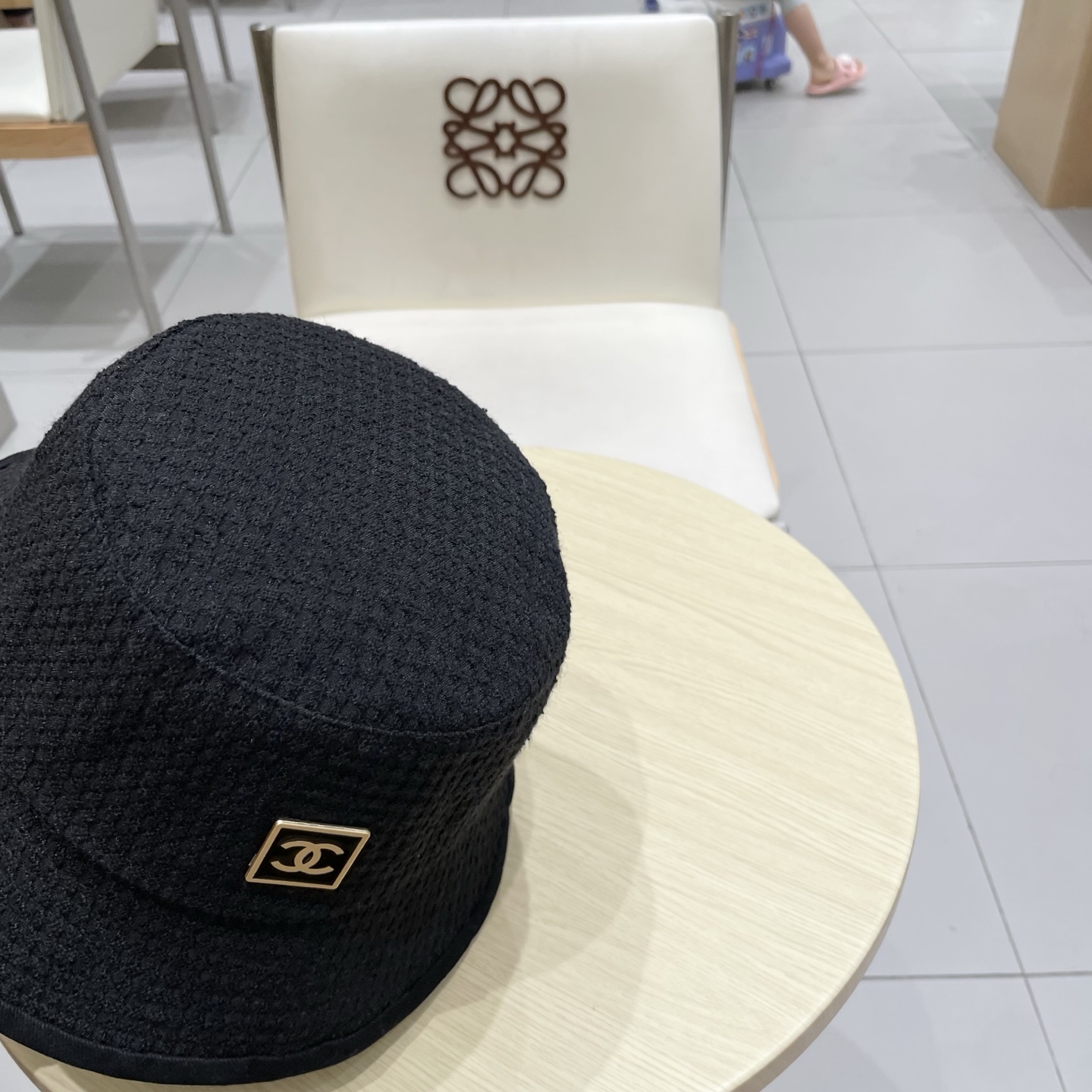 chanel香奈儿时尚简约2025新款小香风女士棉质帽子真丝棉衬里天鹅绒渔夫帽