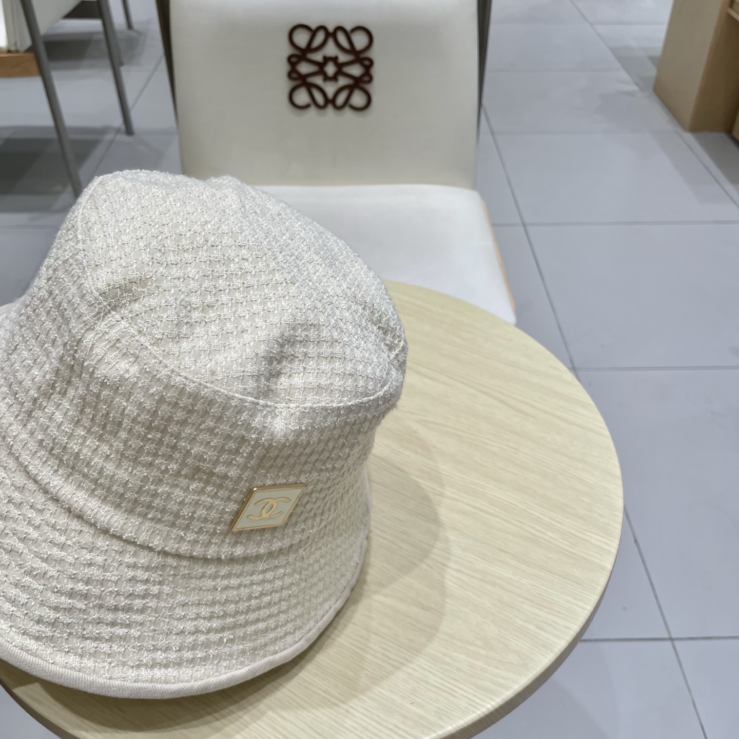 chanel香奈儿时尚简约2025新款小香风女士棉质帽子真丝棉衬里天鹅绒渔夫帽