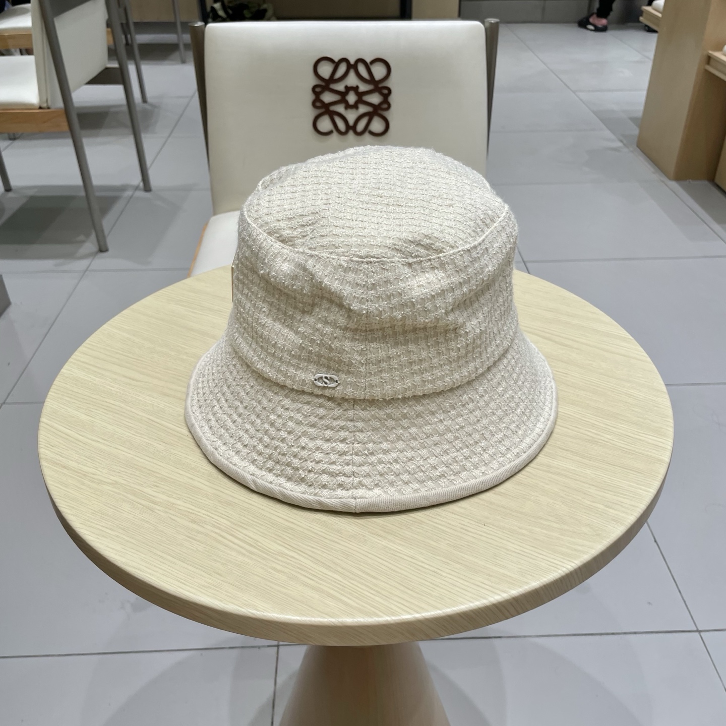 chanel香奈儿时尚简约2025新款小香风女士棉质帽子真丝棉衬里天鹅绒渔夫帽