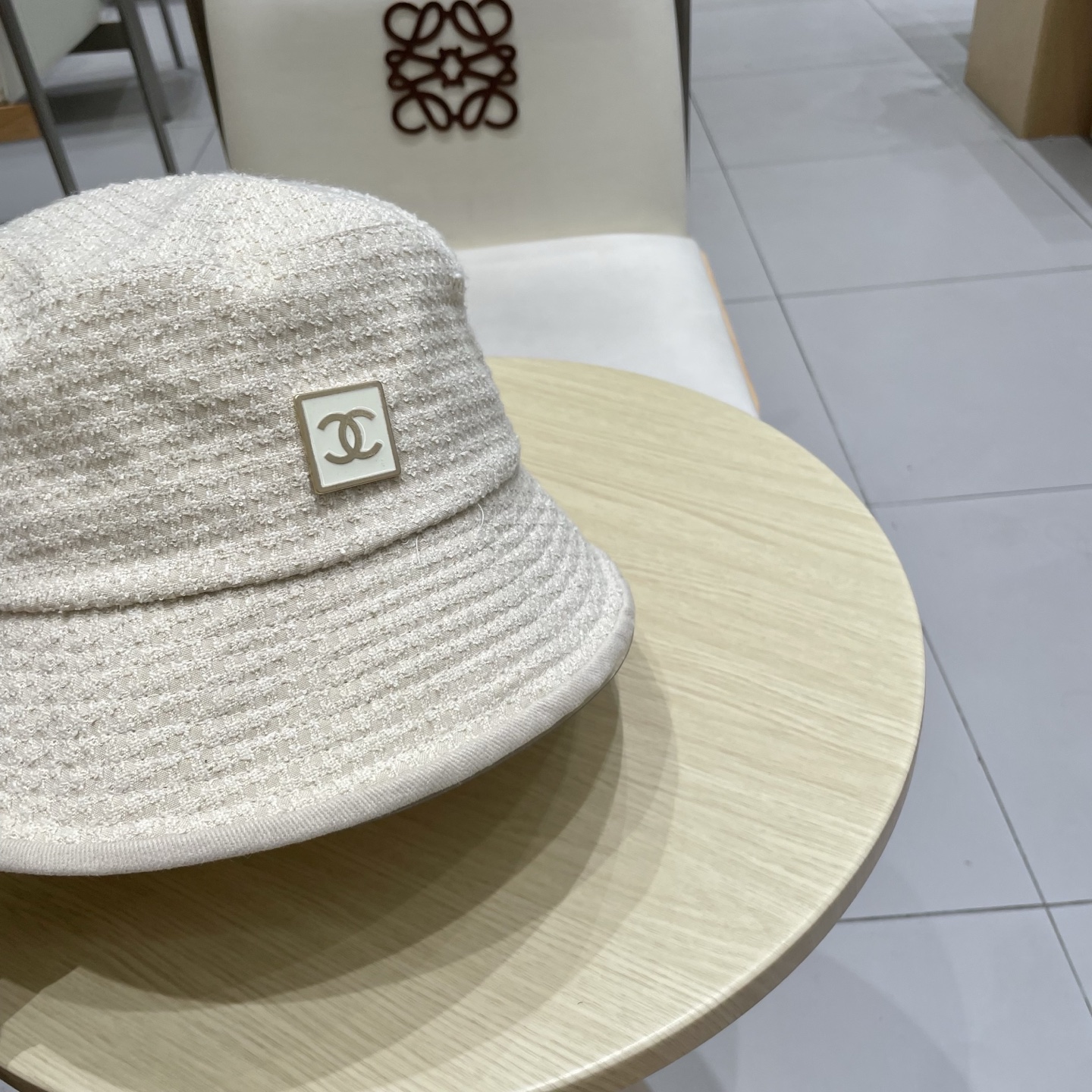 chanel香奈儿时尚简约2025新款小香风女士棉质帽子真丝棉衬里天鹅绒渔夫帽