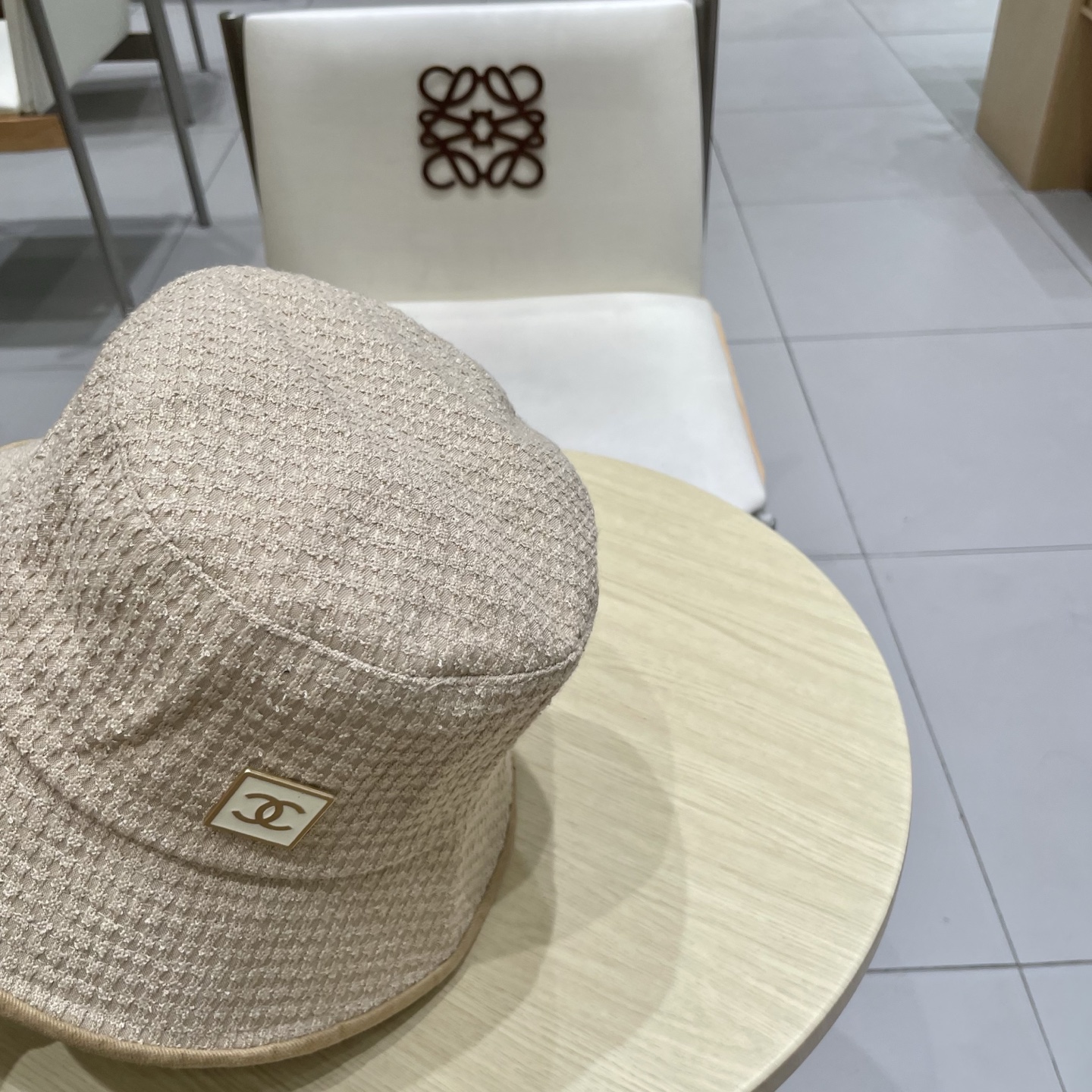 chanel香奈儿时尚简约2025新款小香风女士棉质帽子真丝棉衬里天鹅绒渔夫帽