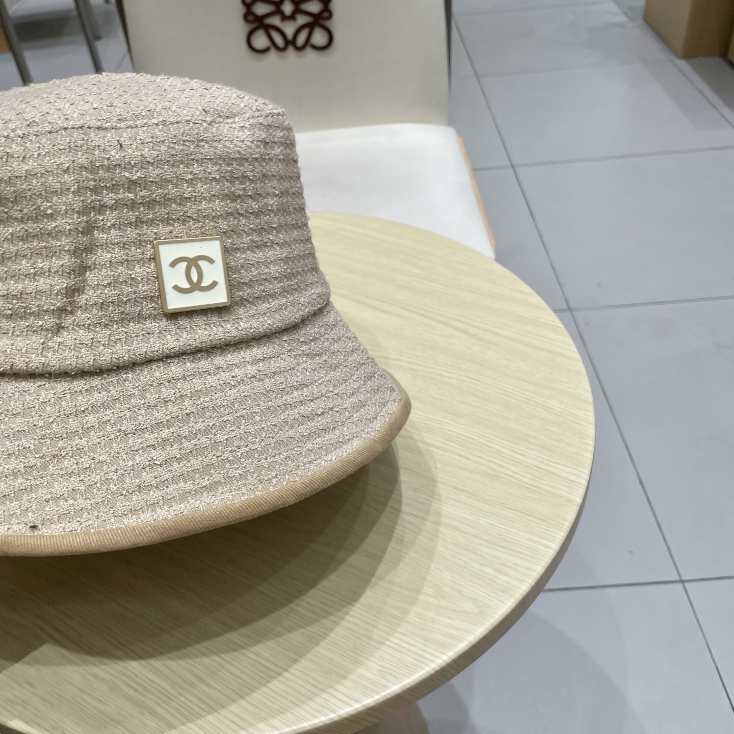chanel香奈儿时尚简约2025新款小香风女士棉质帽子真丝棉衬里天鹅绒渔夫帽