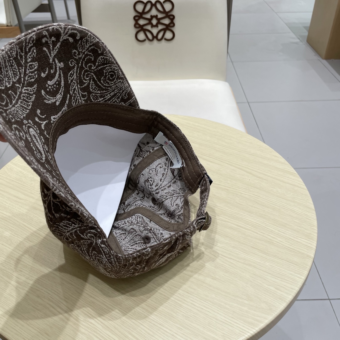 蒙口【MONCELER印花百搭显瘦软顶棒球帽子女时尚小众短遮帽潮