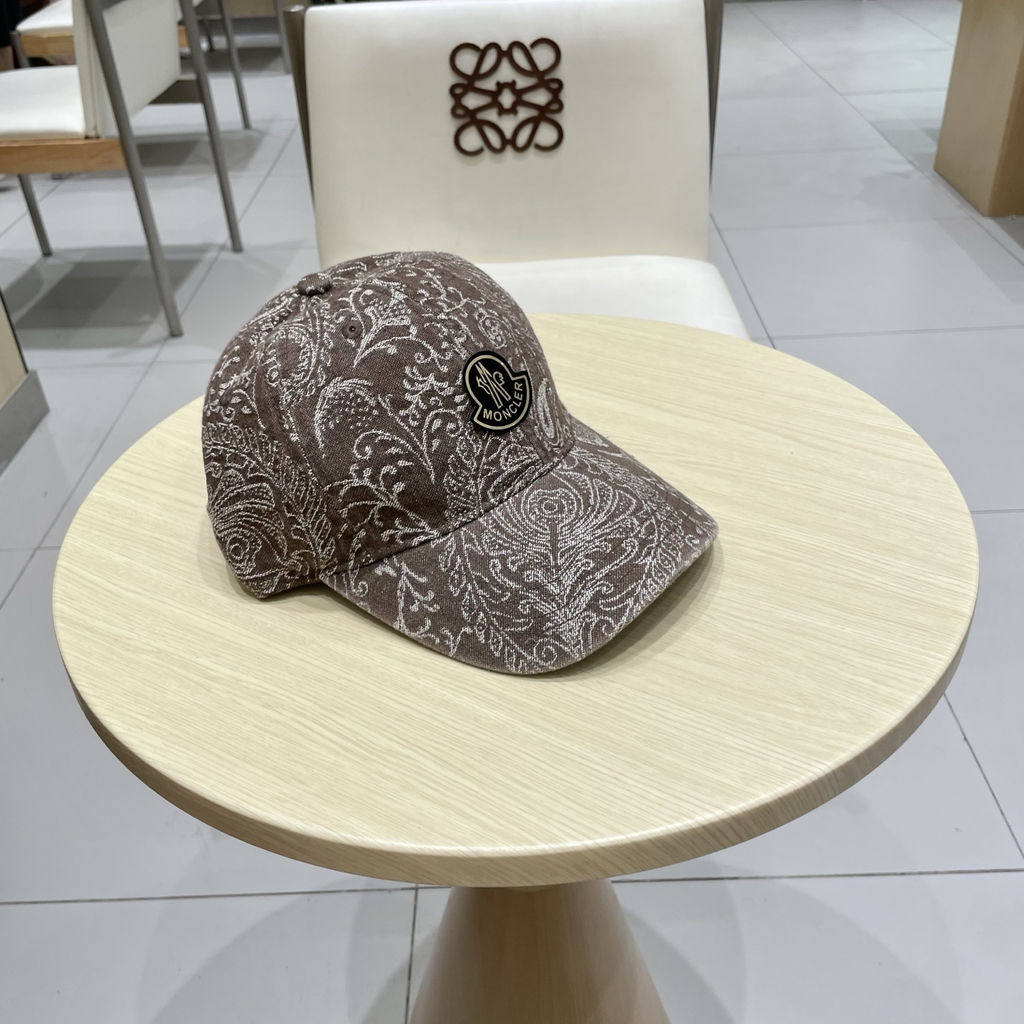 蒙口【MONCELER印花百搭显瘦软顶棒球帽子女时尚小众短遮帽潮