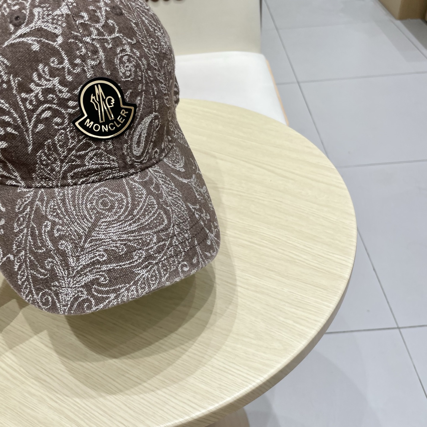 蒙口【MONCELER印花百搭显瘦软顶棒球帽子女时尚小众短遮帽潮