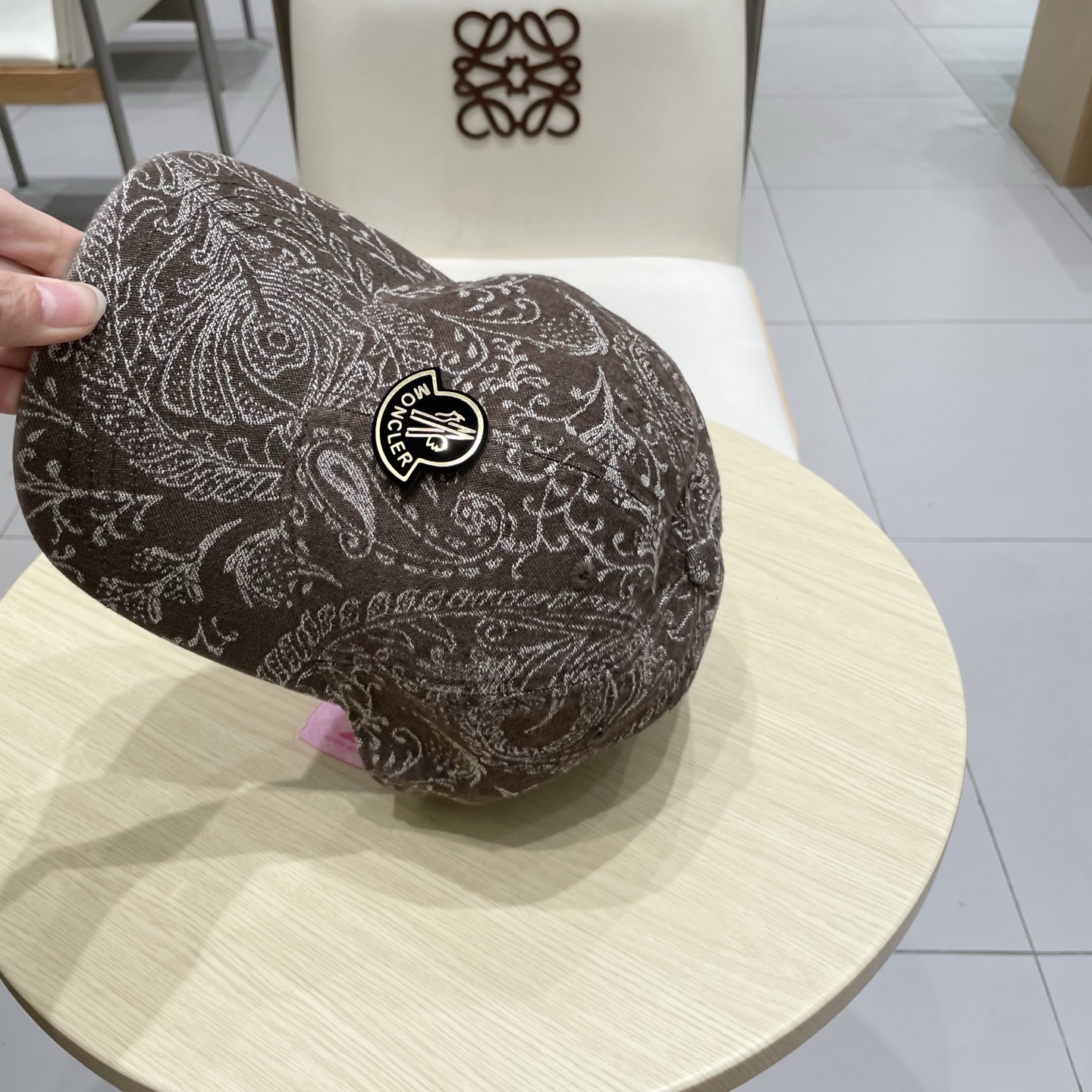 蒙口【MONCELER印花百搭显瘦软顶棒球帽子女时尚小众短遮帽潮