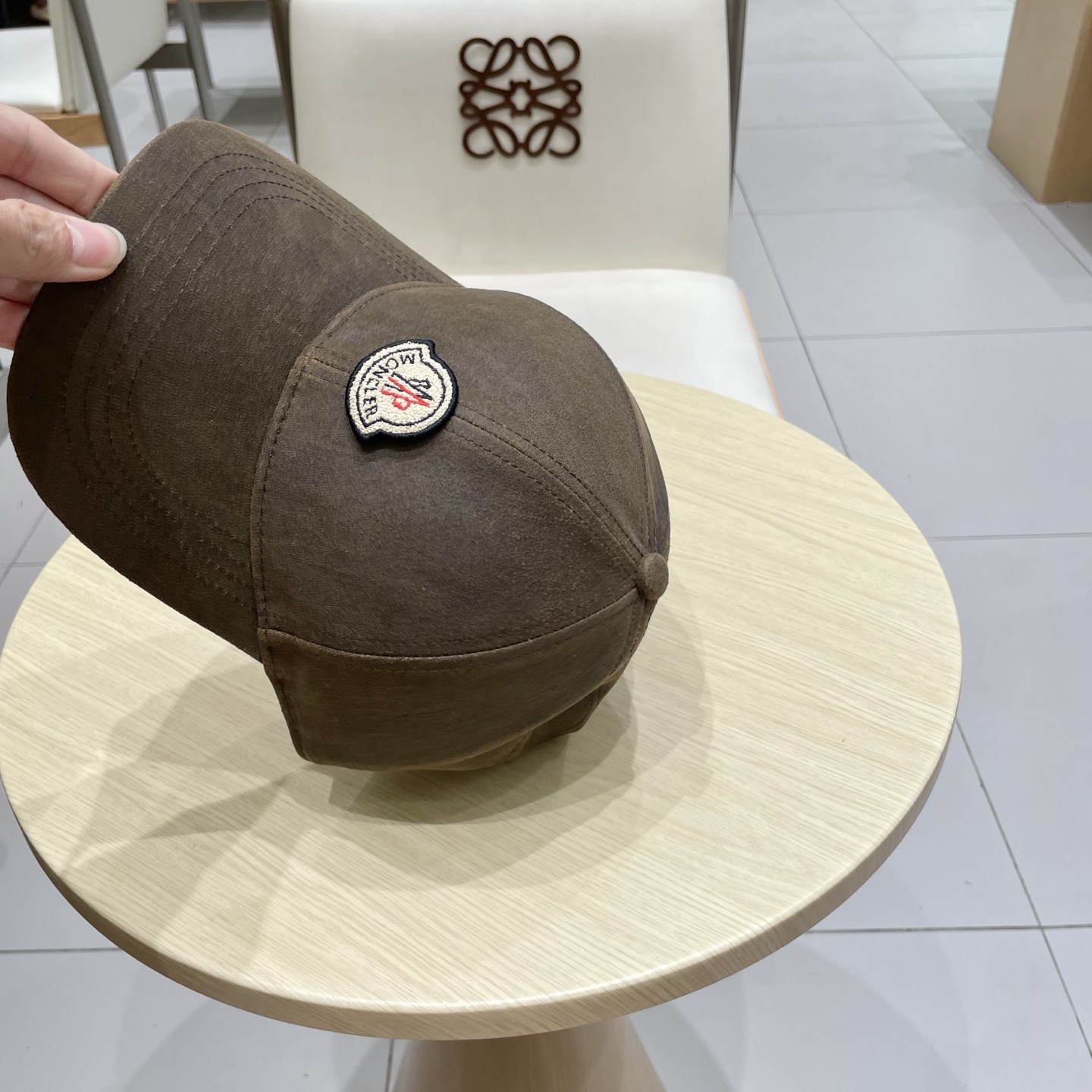 蒙口MONCLER 秋冬新款羊毛棒球帽，年轻时尚潮人穿搭色系，视觉效果超强，立体字母，好看有质感！