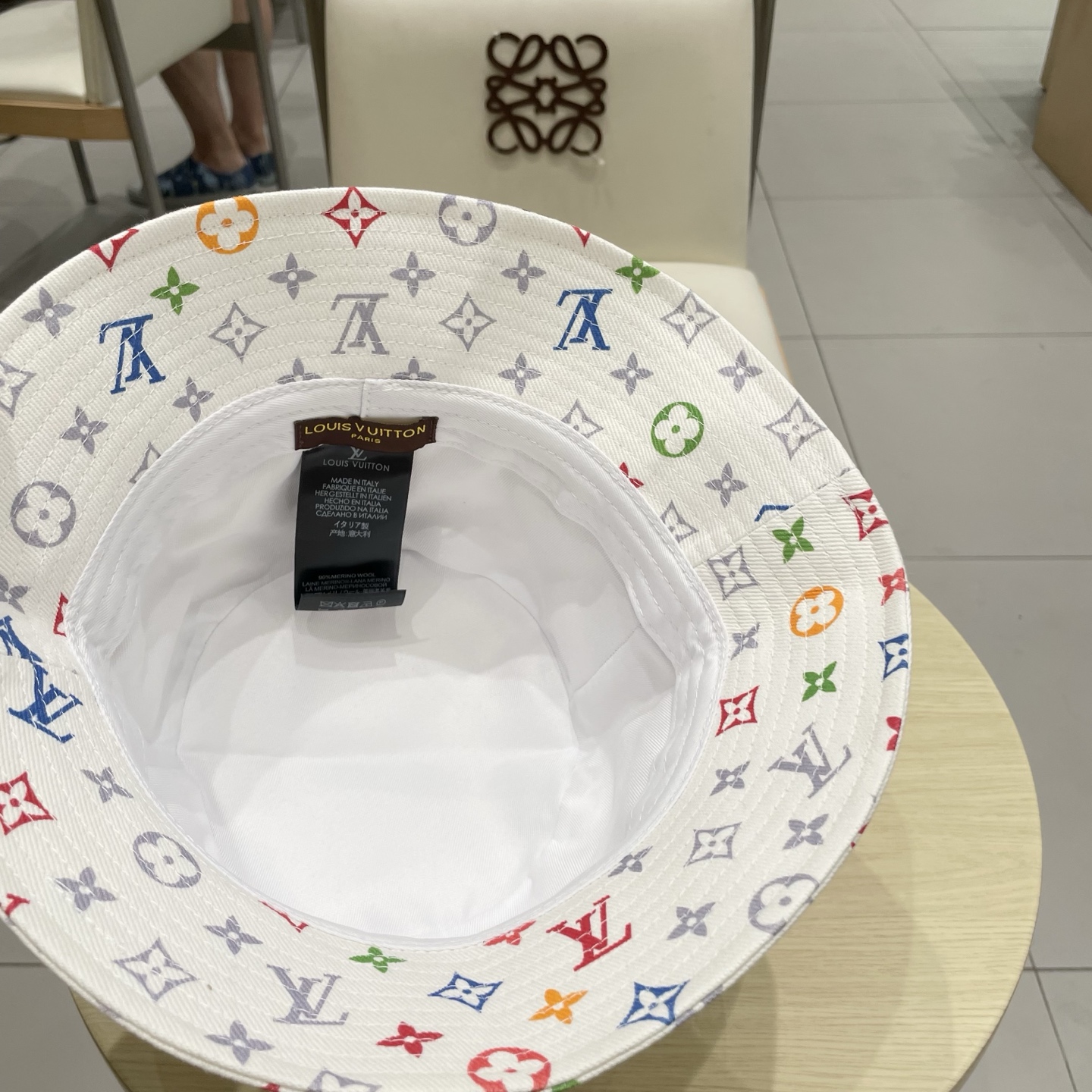 LV路易威登 2025专柜新款提花款渔夫帽🧢很潮！休闲运动款，经典制作，超级好搭衣服！显脸小