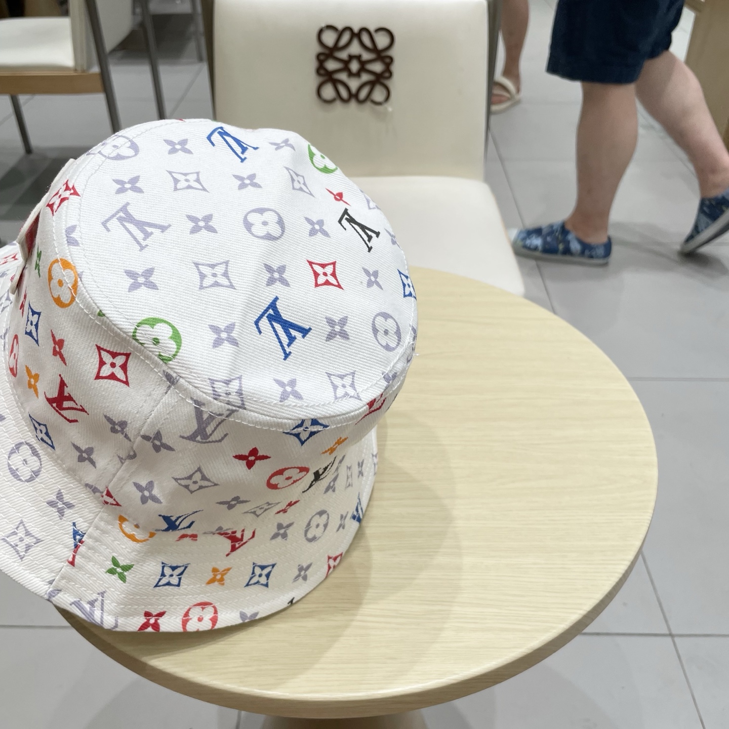 LV路易威登 2025专柜新款提花款渔夫帽🧢很潮！休闲运动款，经典制作，超级好搭衣服！显脸小