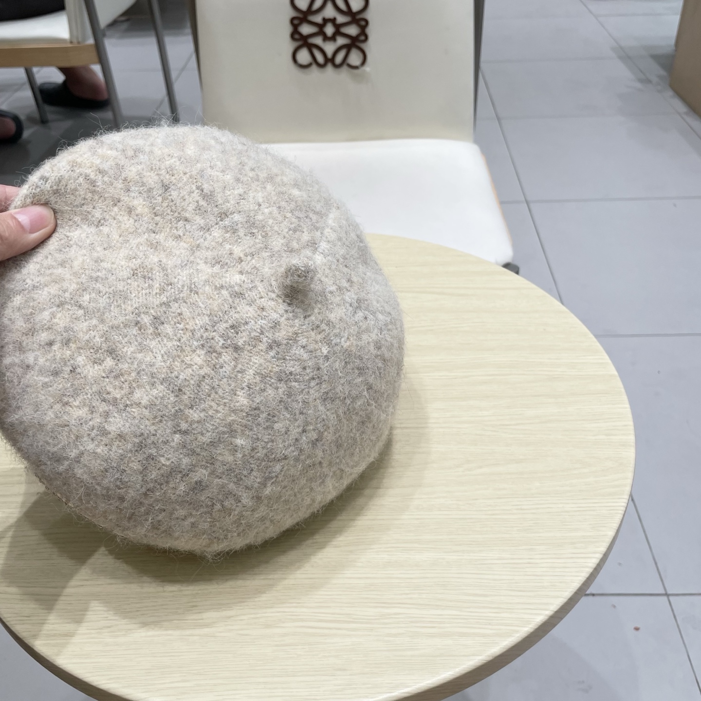 缪缪miumiu大头围贝雷帽女秋冬季毛绒韩版百搭60英伦复古6系画家帽蓓蕾帽