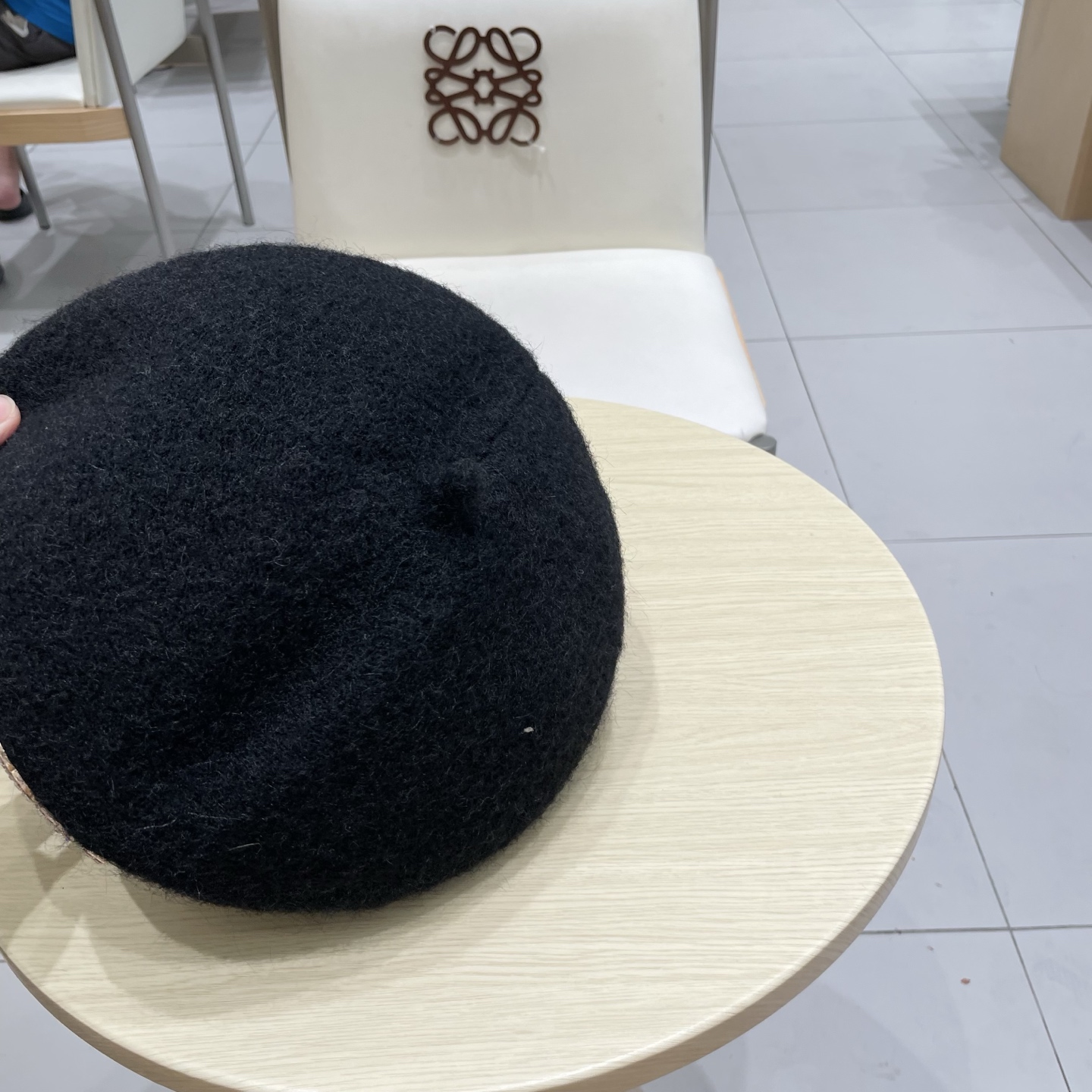 缪缪miumiu大头围贝雷帽女秋冬季毛绒韩版百搭60英伦复古6系画家帽蓓蕾帽