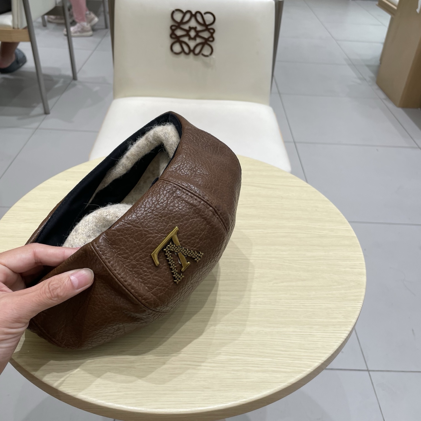 塞琳Celine日系文艺仿羊毛渔夫帽女秋冬新款百搭盆帽保暖针织水桶帽显脸小