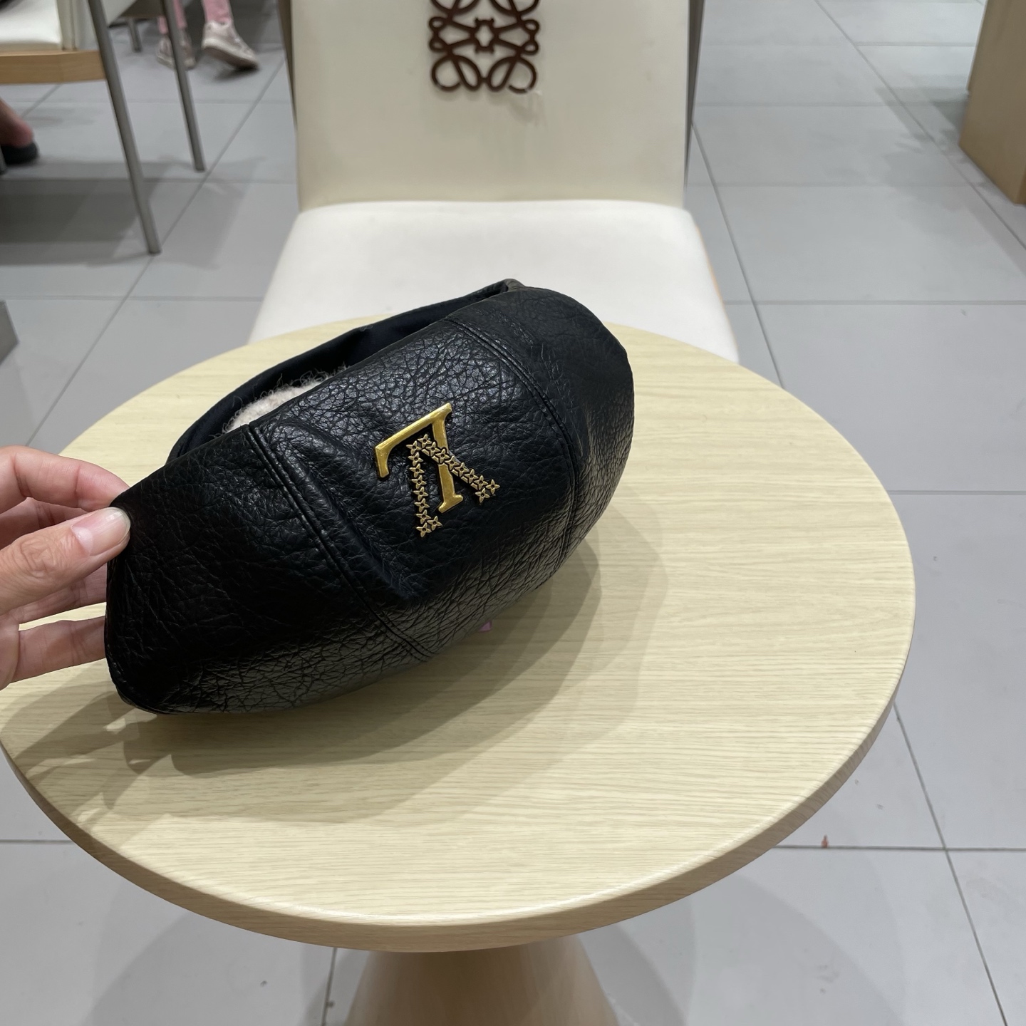 塞琳Celine日系文艺仿羊毛渔夫帽女秋冬新款百搭盆帽保暖针织水桶帽显脸小