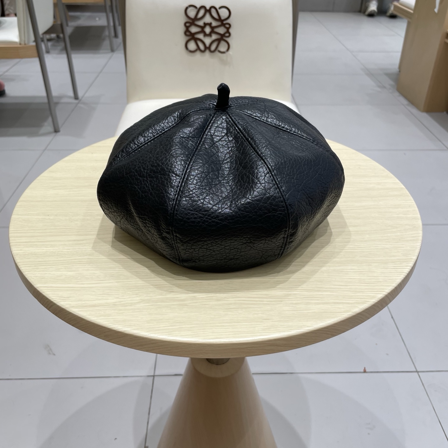 塞琳Celine日系文艺仿羊毛渔夫帽女秋冬新款百搭盆帽保暖针织水桶帽显脸小