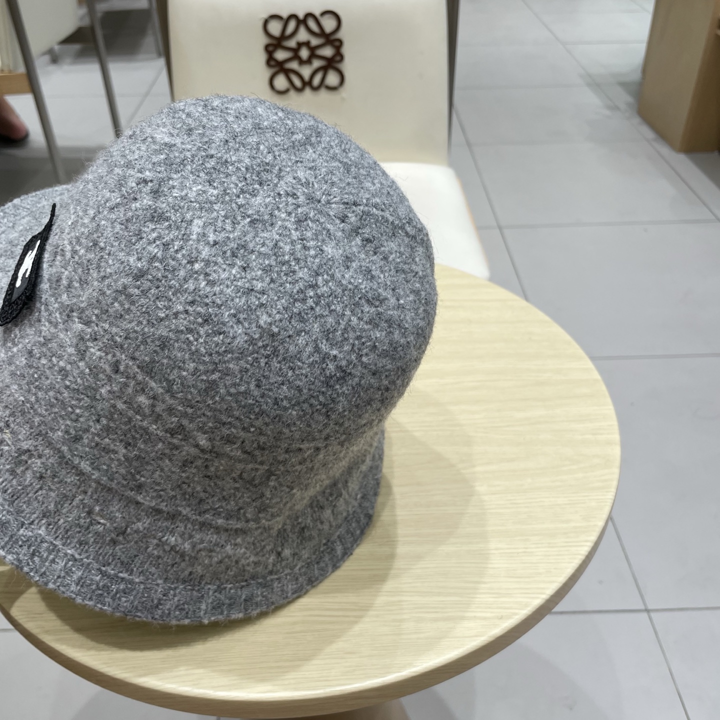 塞琳Celine日系文艺仿羊毛渔夫帽女秋冬新款百搭盆帽保暖针织水桶帽显脸小