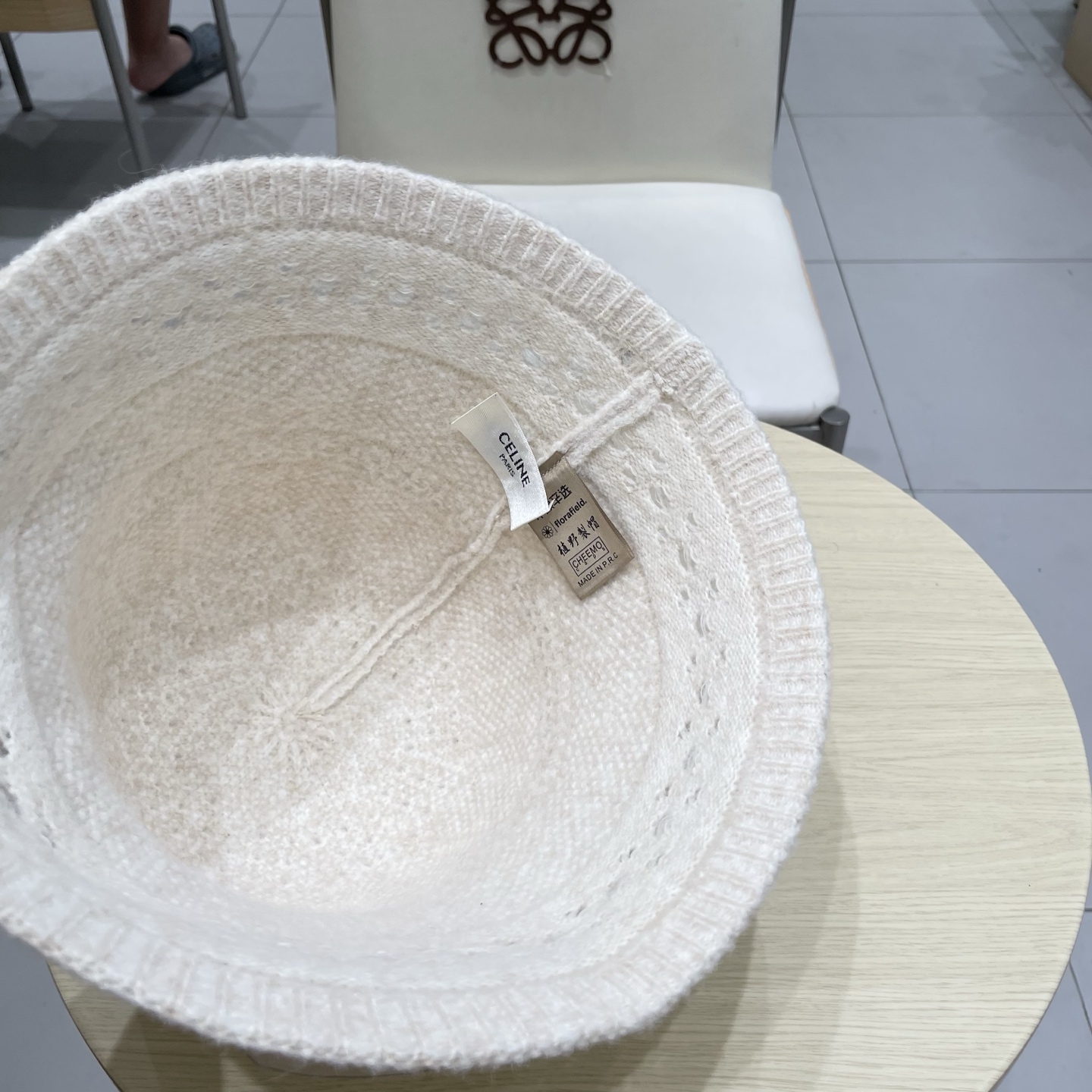 塞琳Celine日系文艺仿羊毛渔夫帽女秋冬新款百搭盆帽保暖针织水桶帽显脸小