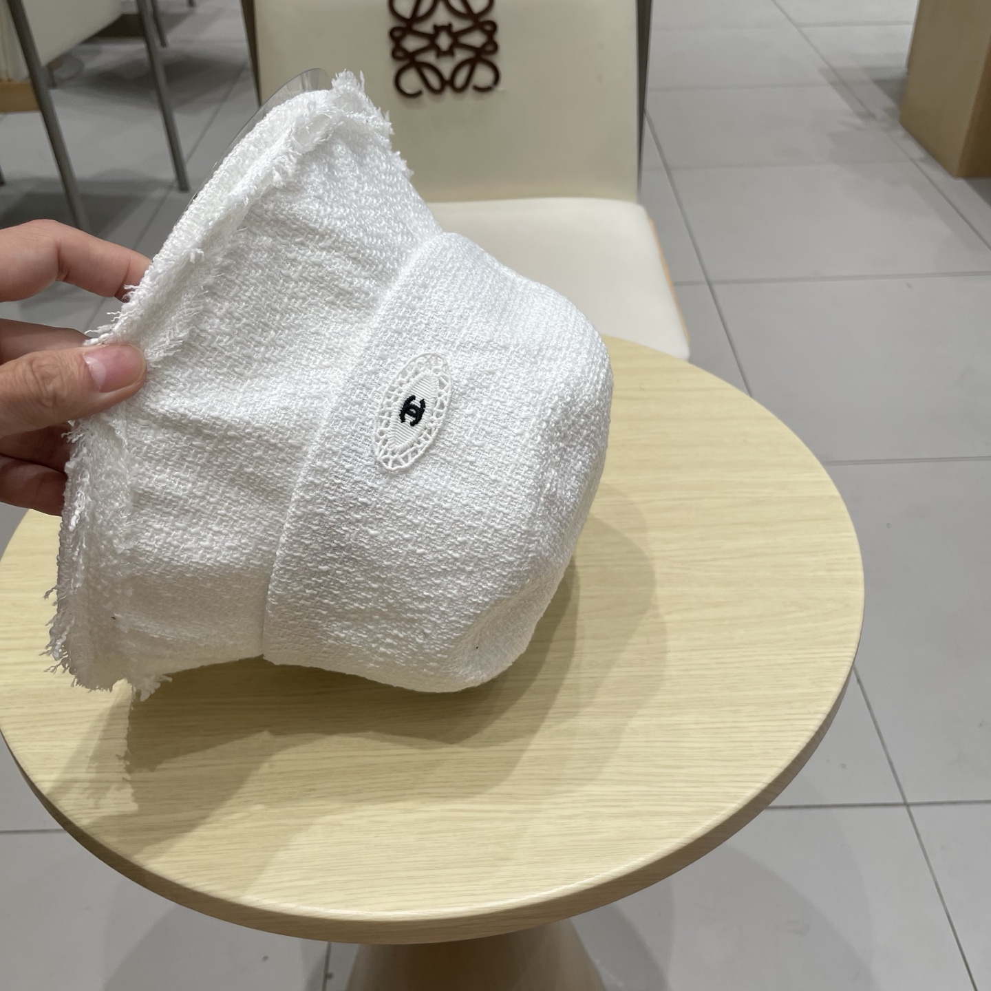 Chanel渔夫帽2025新款日系休闲百搭显脸小素颜盆帽设计感遮阳太阳帽子女