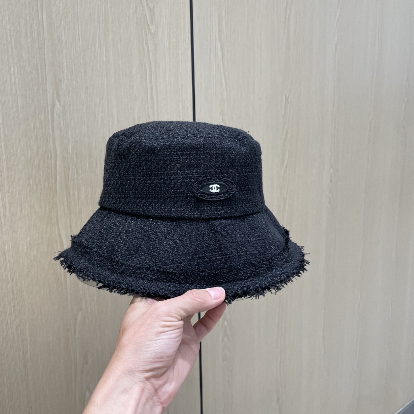 Chanel渔夫帽2025新款日系休闲百搭显脸小素颜盆帽设计感遮阳太阳帽子女