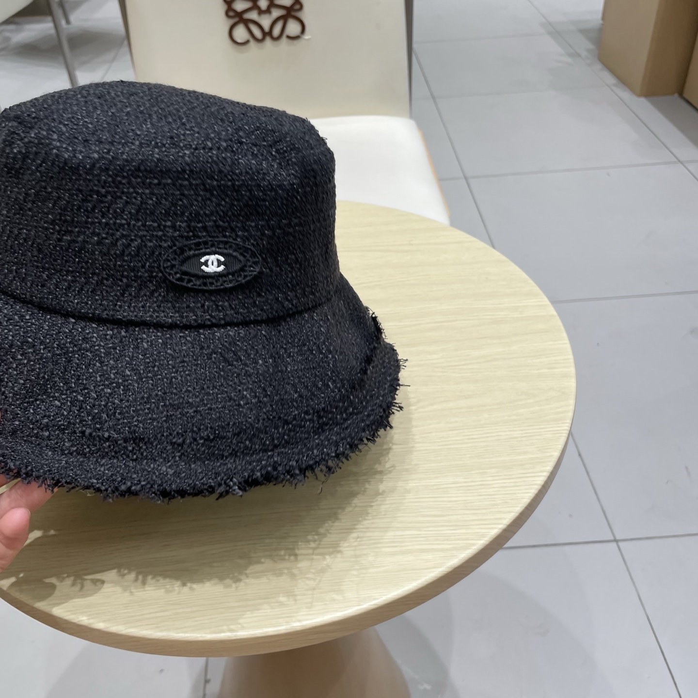 Chanel渔夫帽2025新款日系休闲百搭显脸小素颜盆帽设计感遮阳太阳帽子女